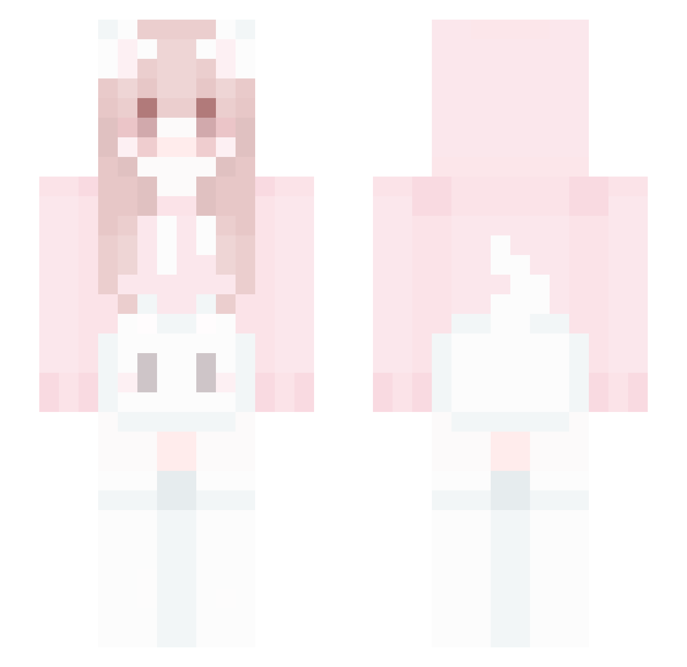 Selena_1 Minecraft skin, front and back view