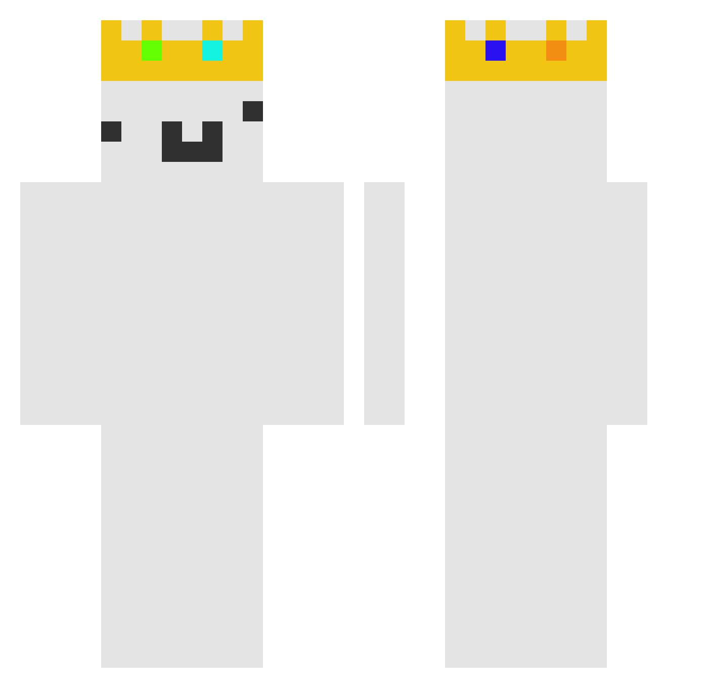 trungduc22 Minecraft skin, front and back view