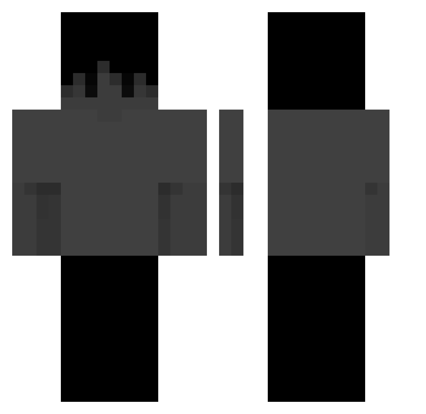 R3dNinj4 Minecraft skin, front and back view