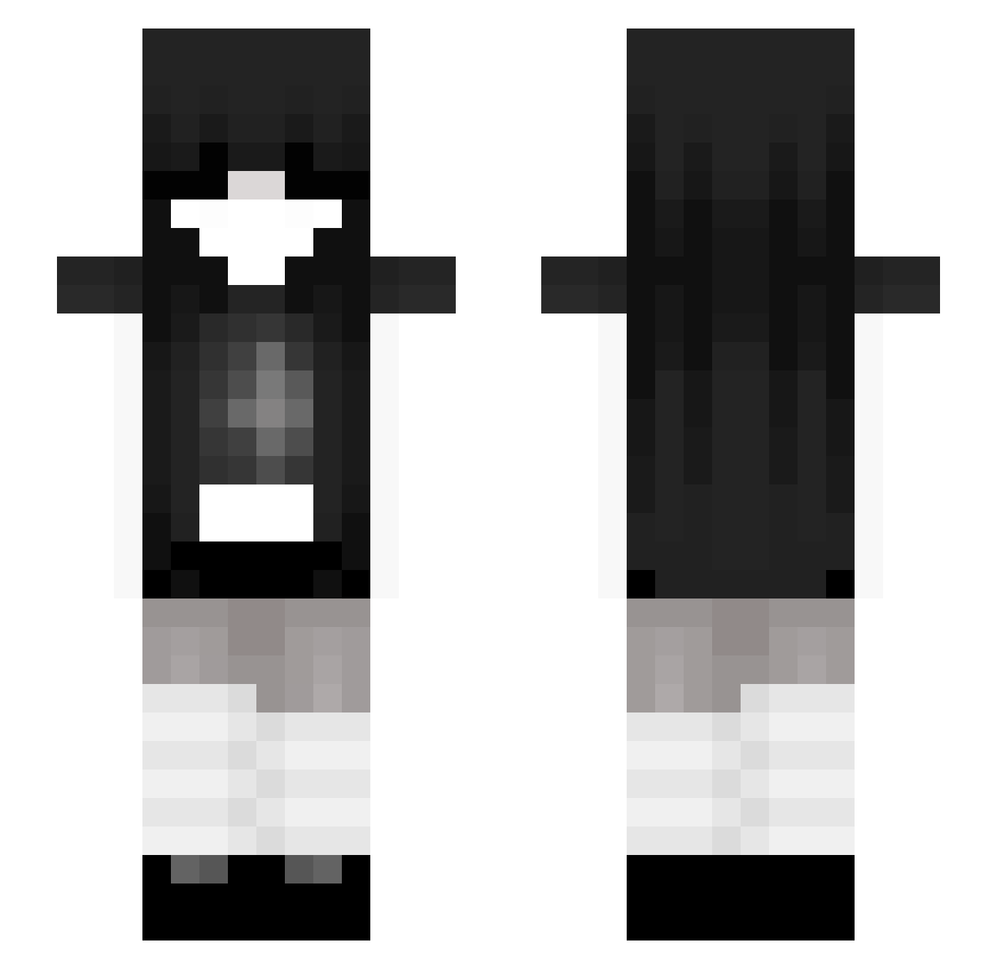 Dongiel_ Minecraft skin, front and back view