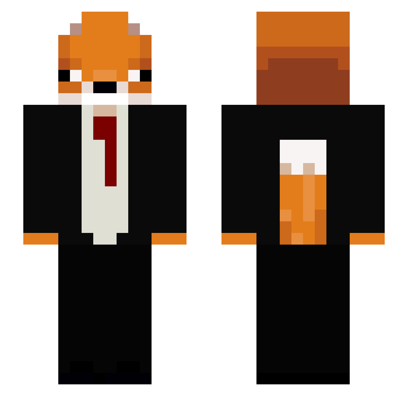 Sour_Fish_ Minecraft skin, front and back view