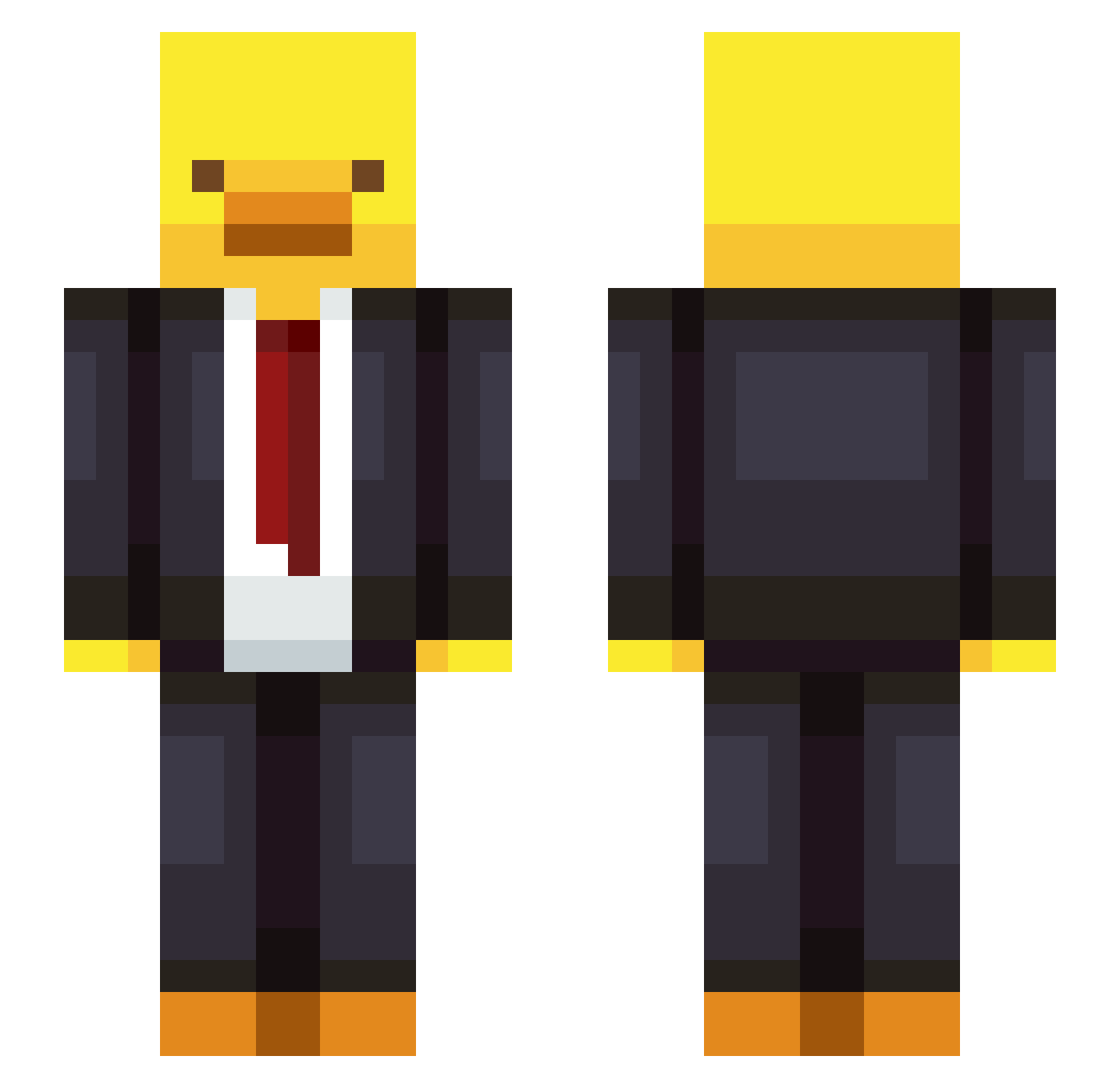 tom_ik765 Minecraft skin, front and back view