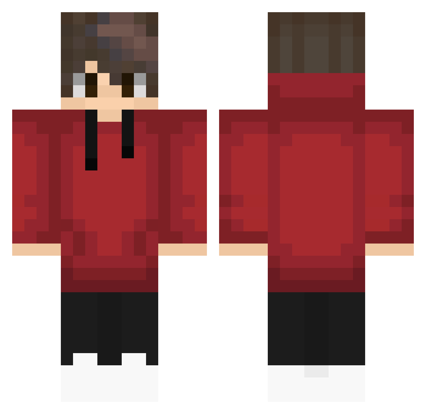 tttaaabbb Minecraft skin, front and back view