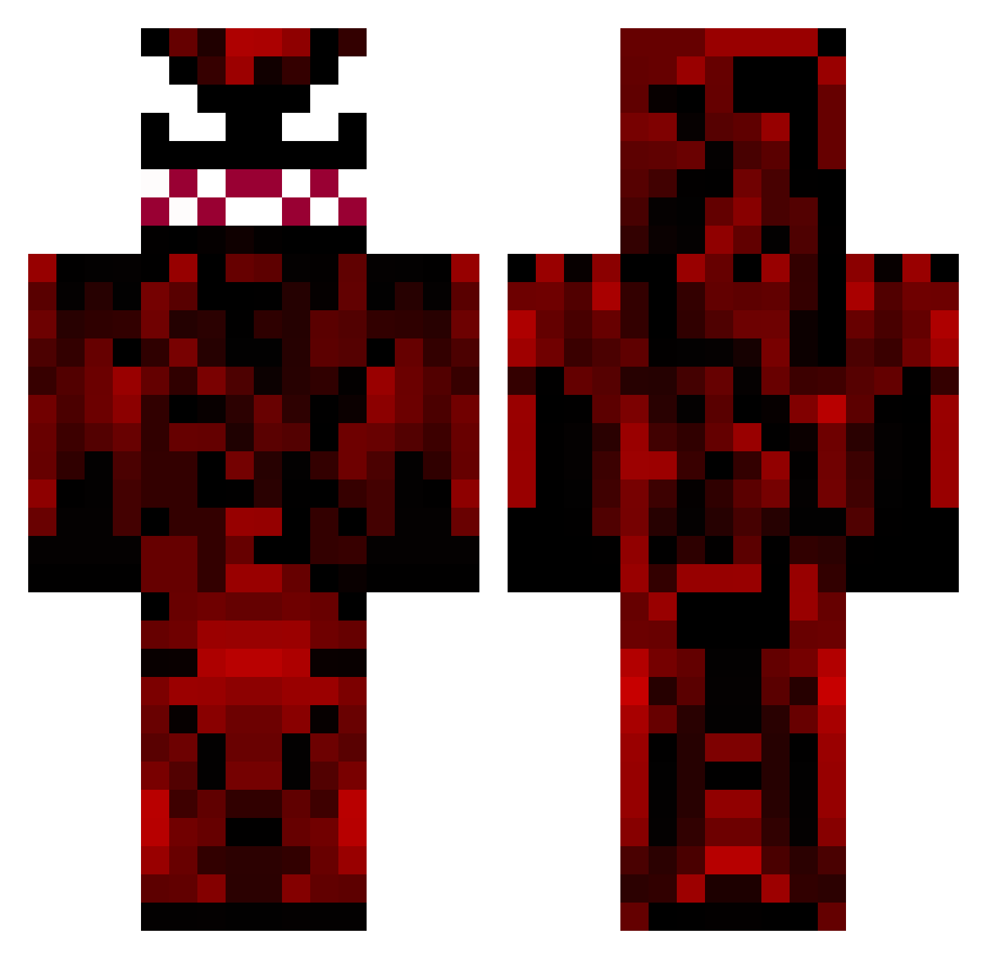 RenatoRG Minecraft skin, front and back view