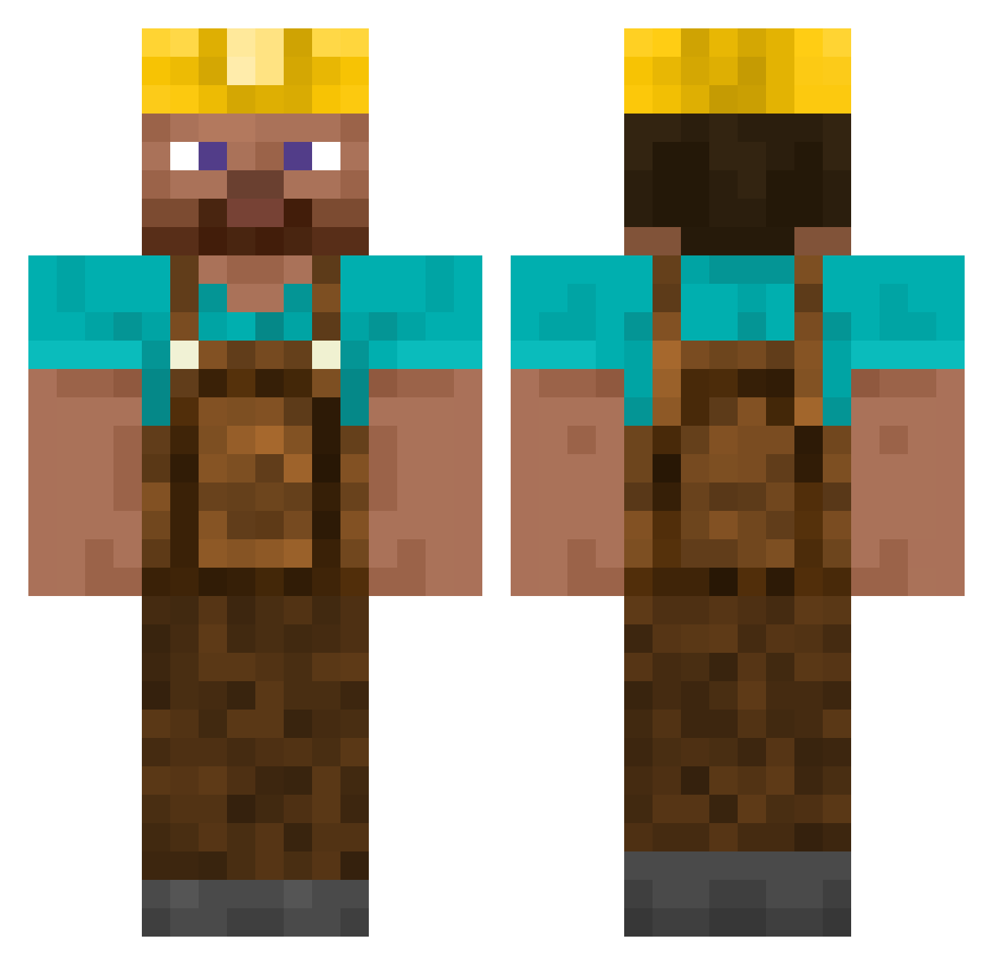Maciei_Tynkarz Minecraft skin, front and back view