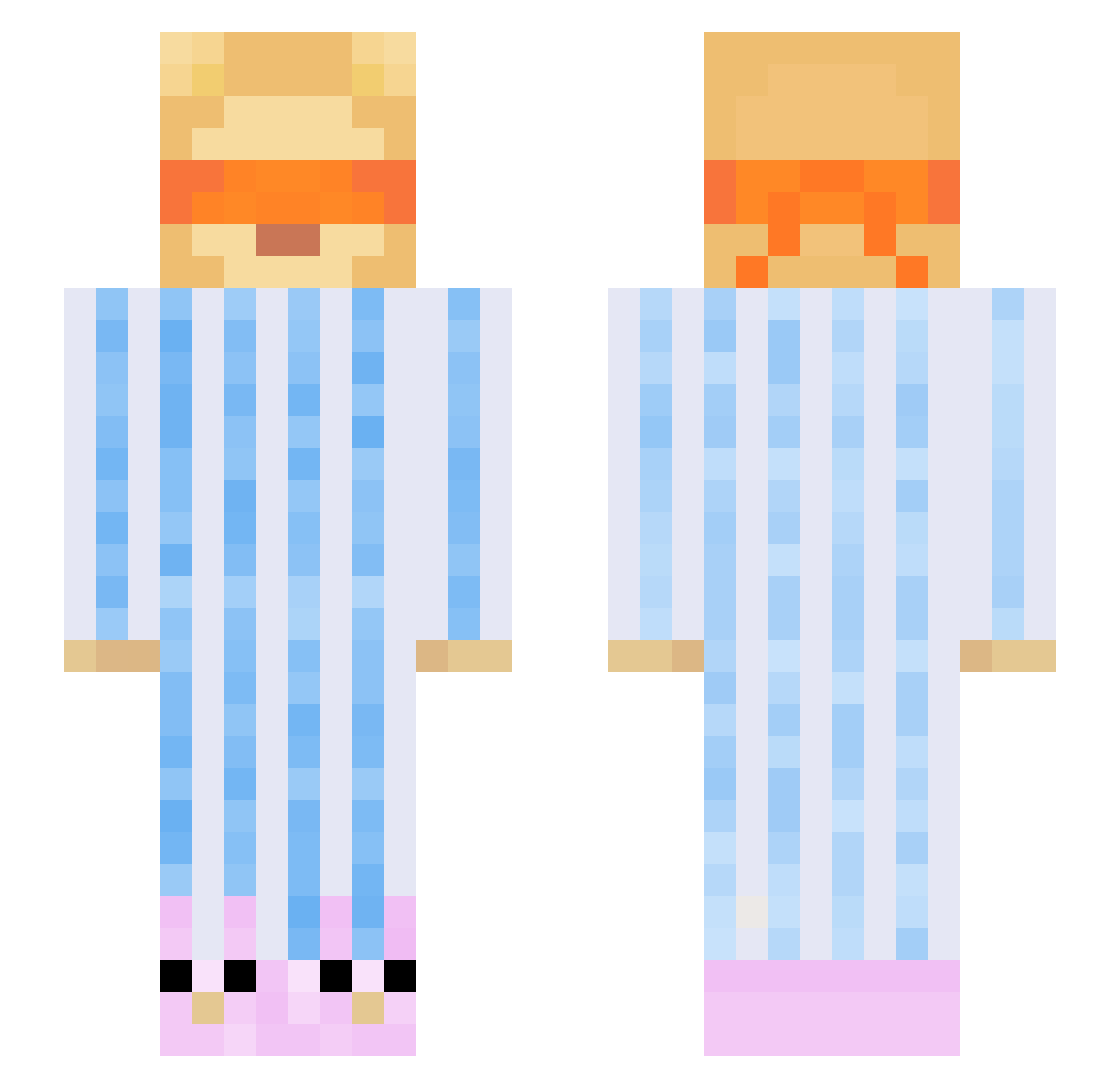 FearFein_ Minecraft skin, front and back view