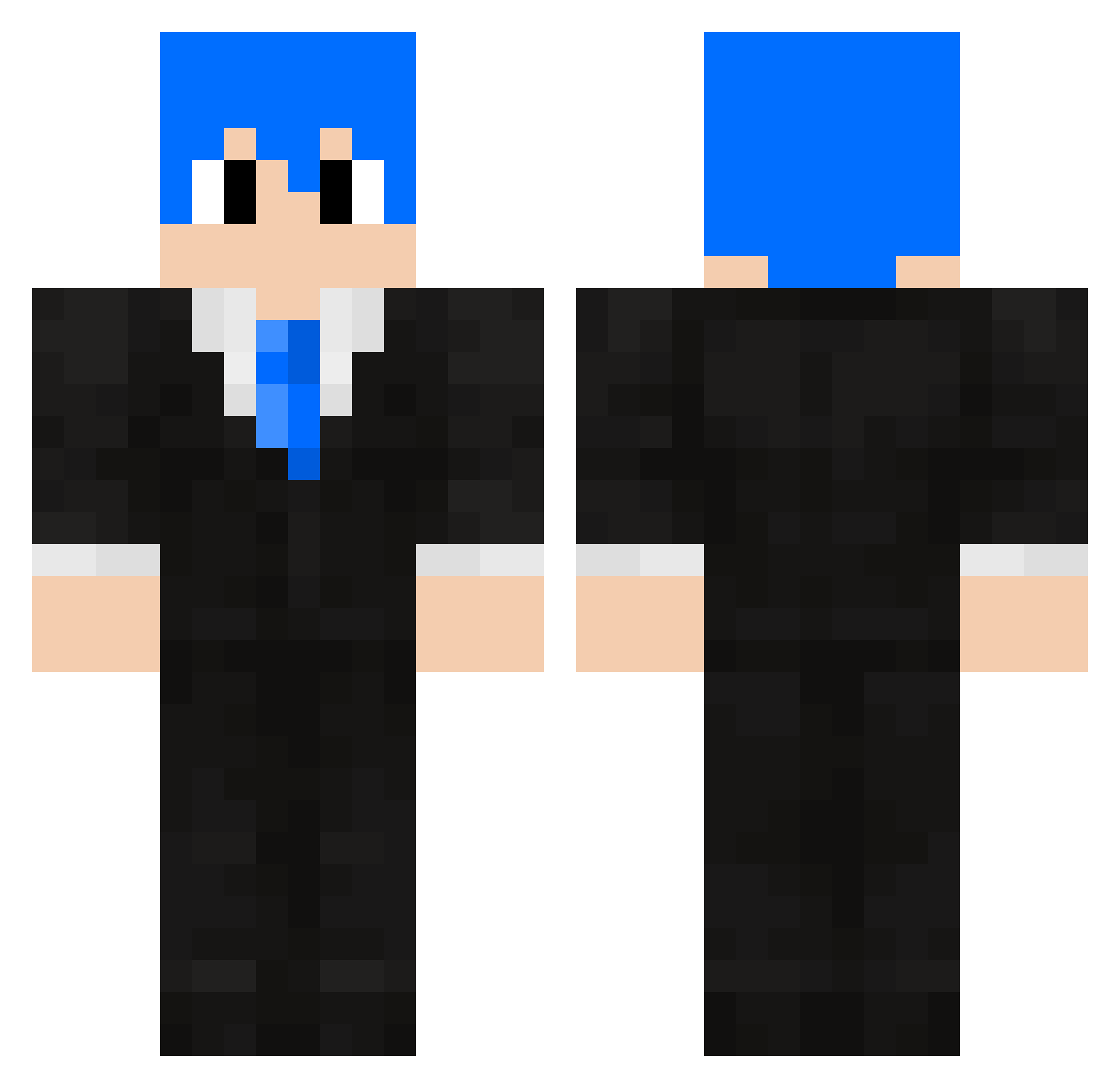 Luca_0507 Minecraft skin, front and back view