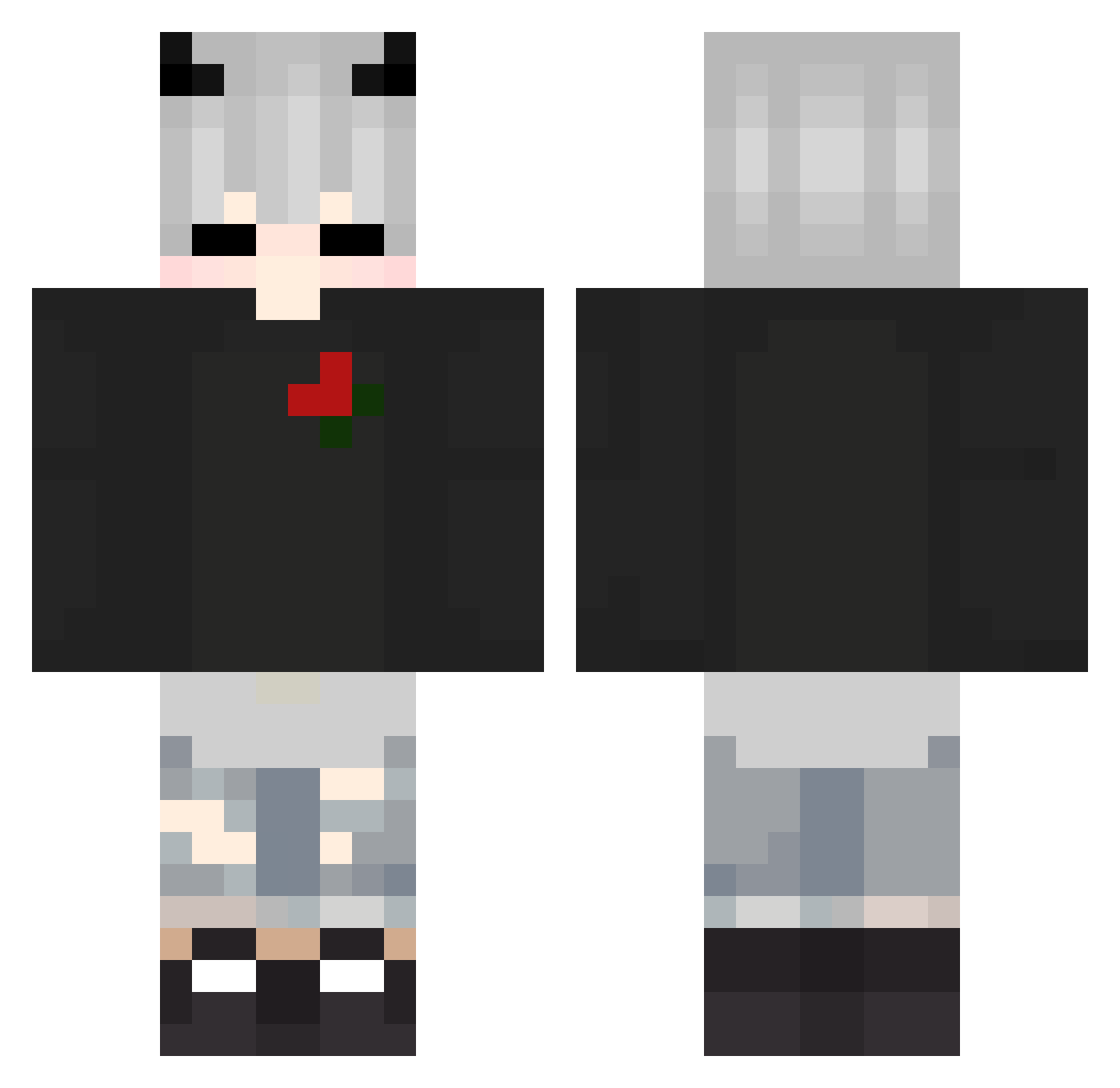 ManoDejota33 Minecraft skin, front and back view