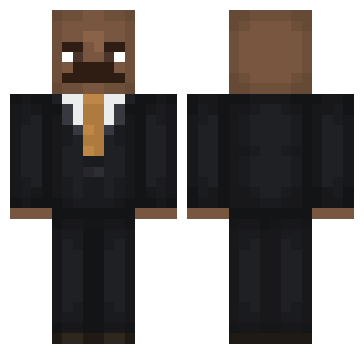 ZonZalSeokhoon Minecraft skin, front and back view