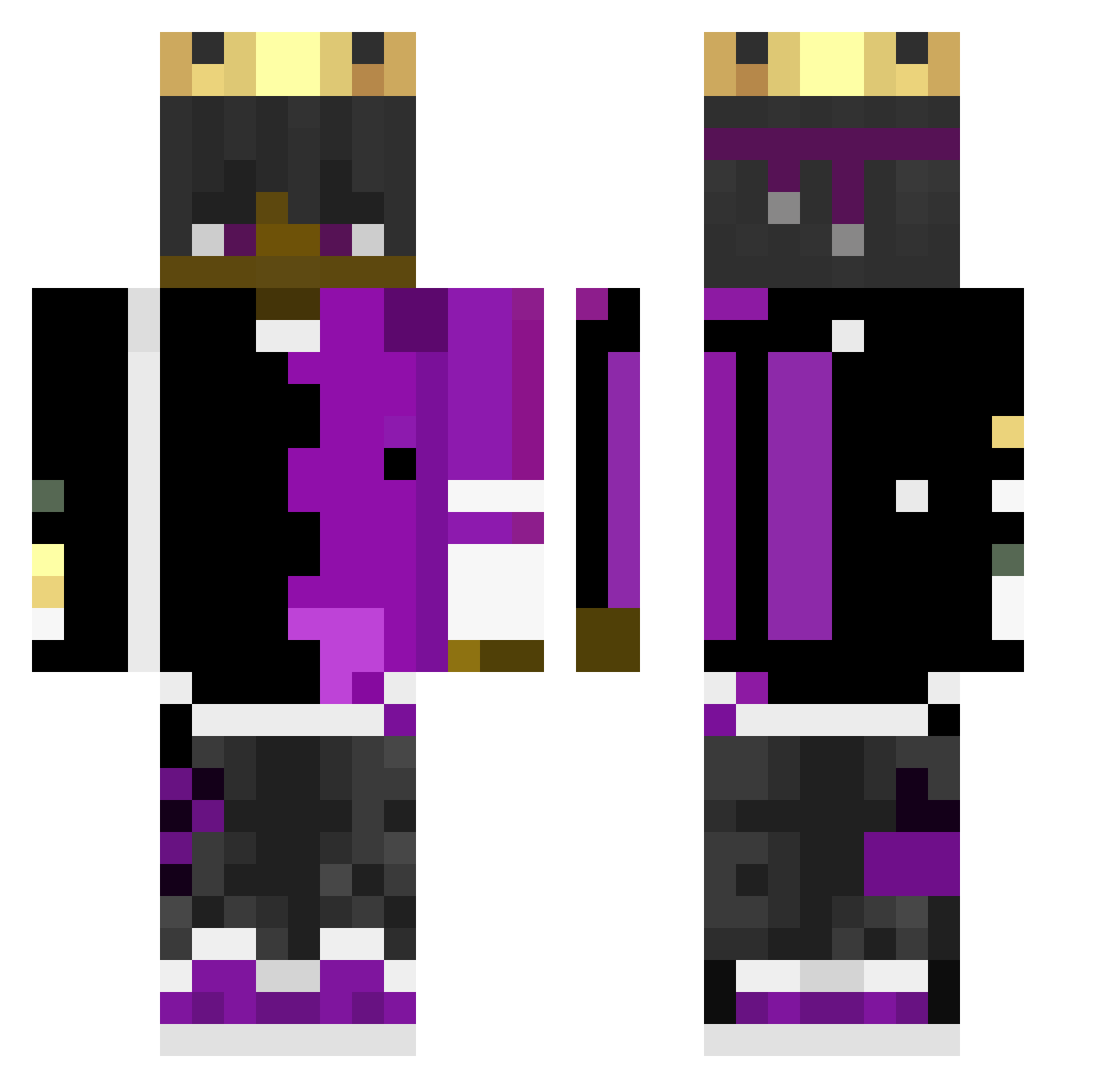 ThatGuyWaba Minecraft skin, front and back view