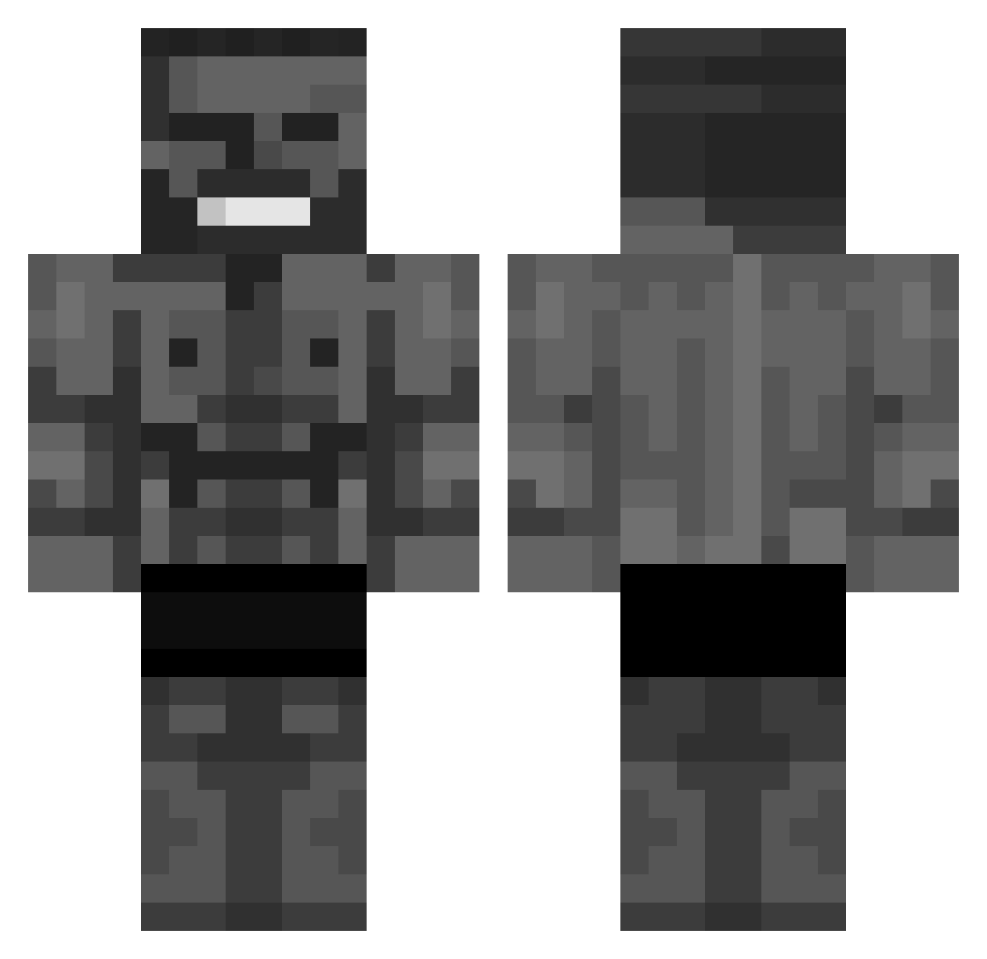 Styczek1 Minecraft skin, front and back view