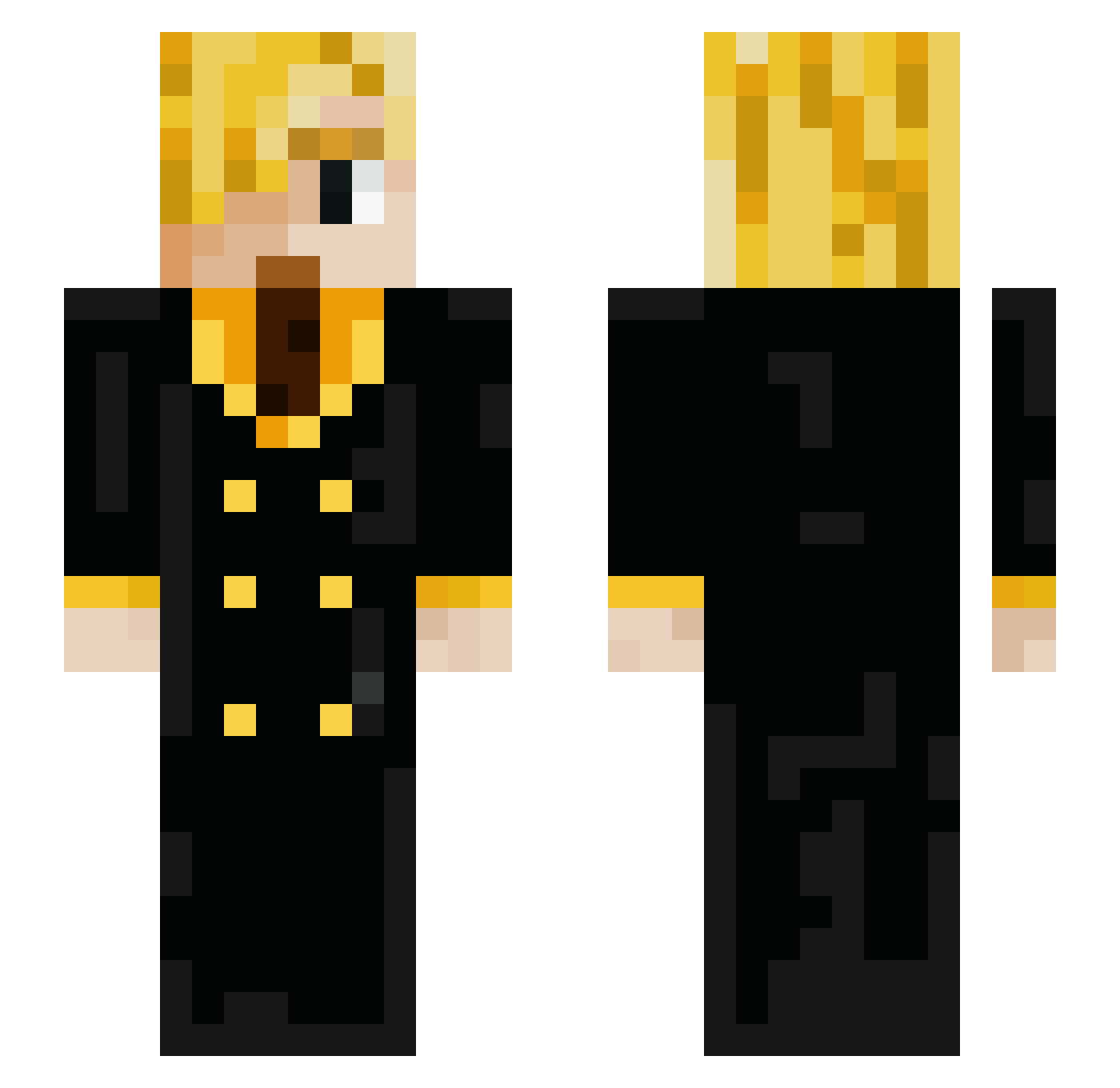 _Bryceeee_ Minecraft skin, front and back view
