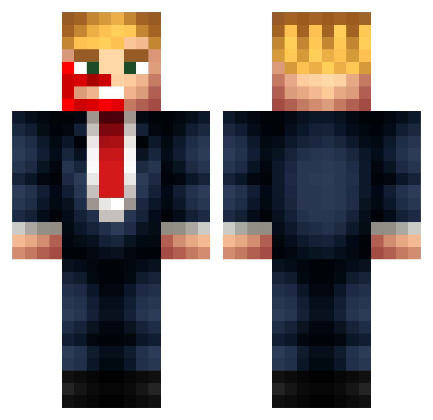 sungmin1105 Minecraft skin, front and back view