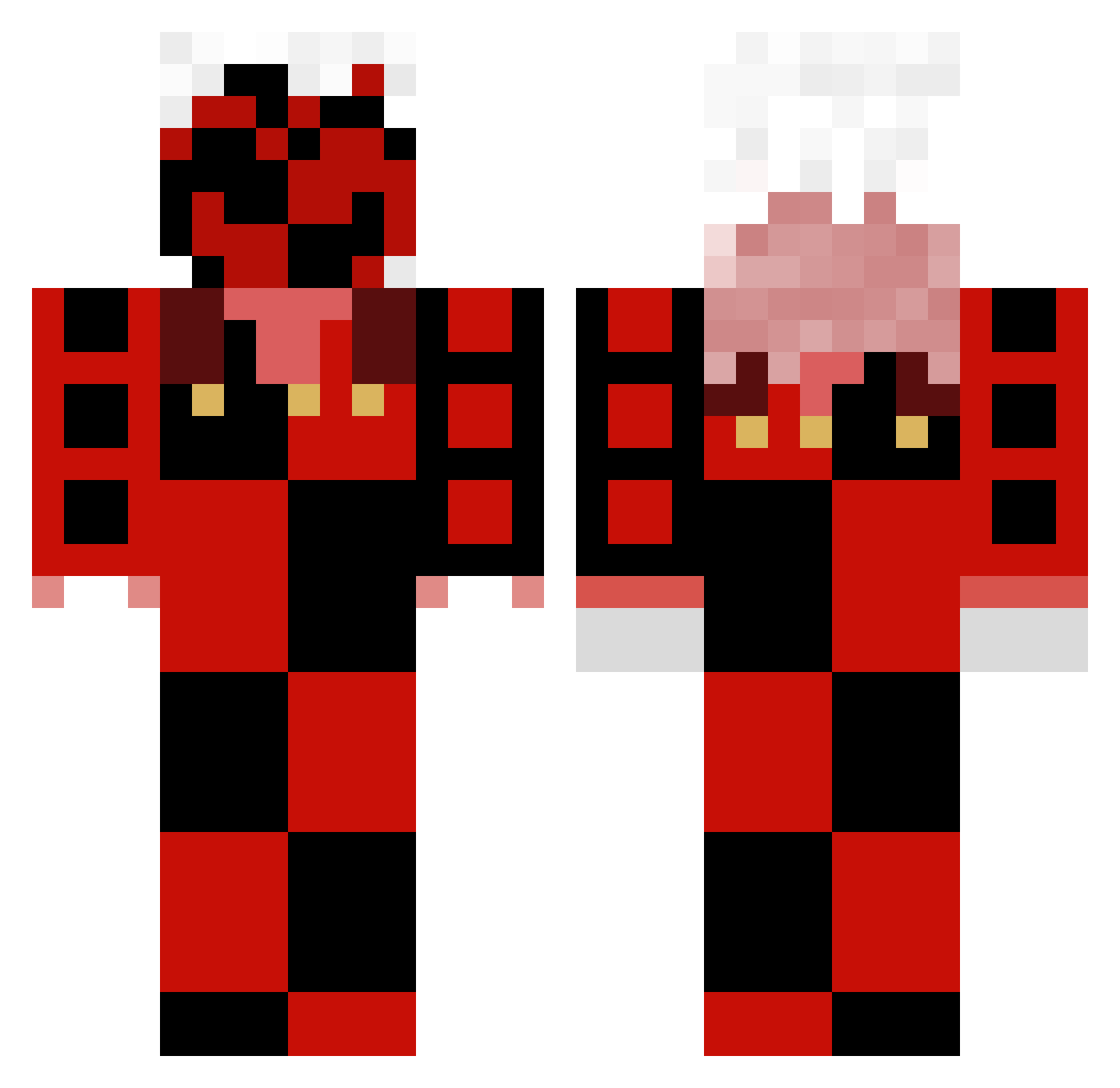 Sprinkle2012 Minecraft skin, front and back view
