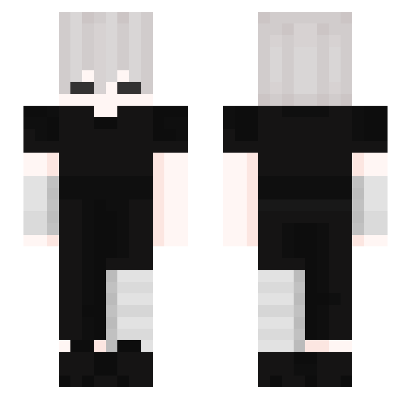 IceInMyEyes_ Minecraft skin, front and back view