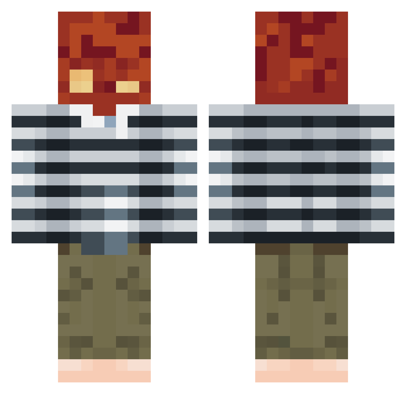 _koshu_ Minecraft skin, front and back view