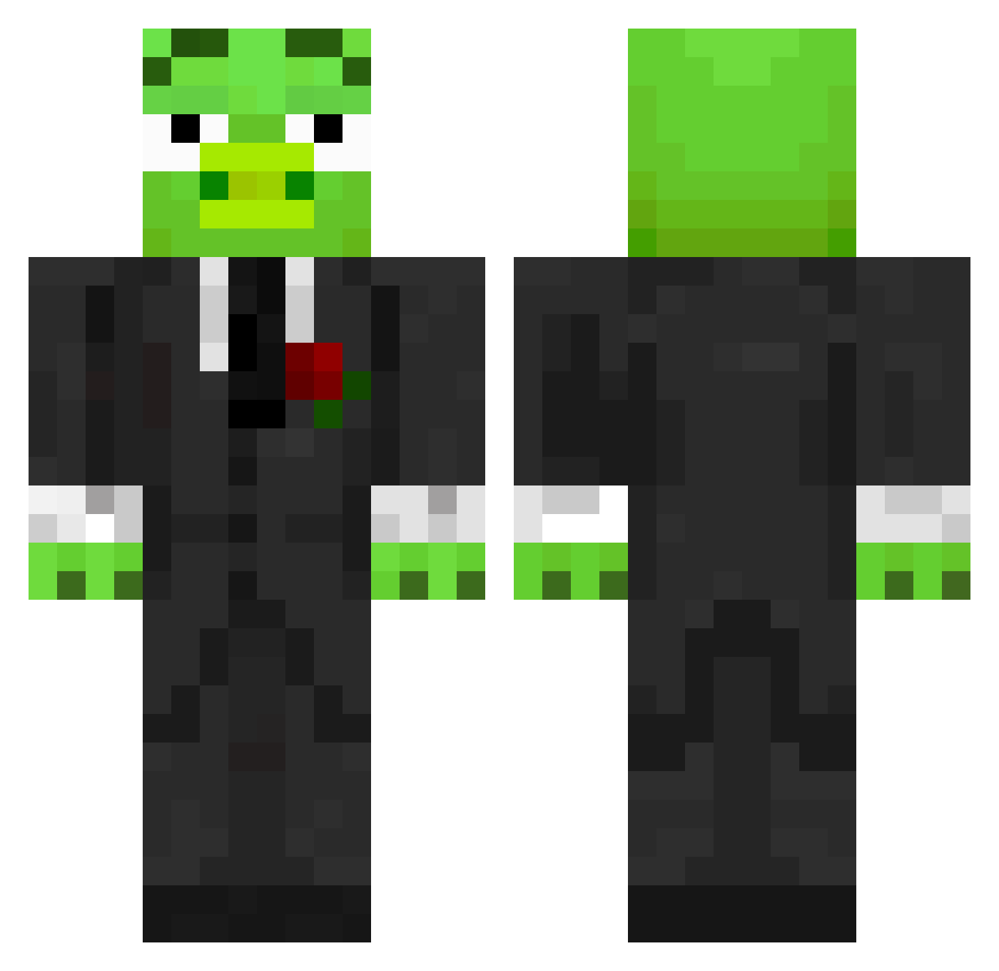 Gwiezdny_Kanczyl Minecraft skin, front and back view