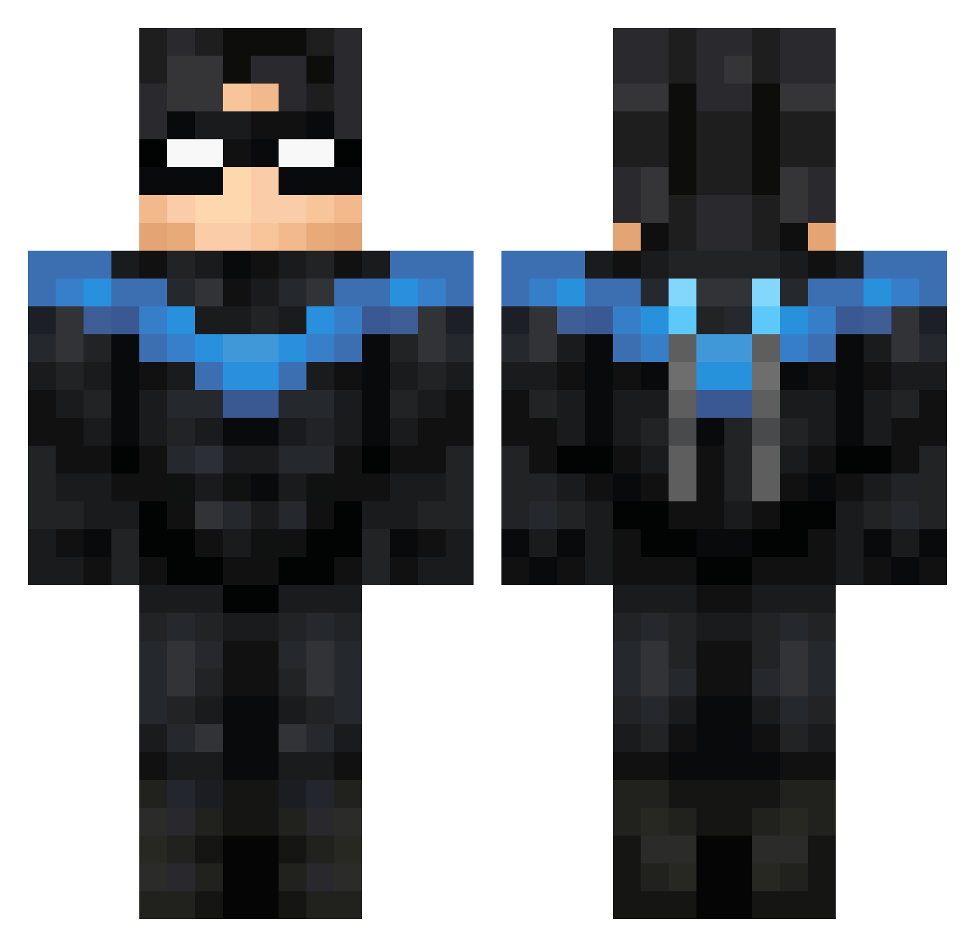 Tango_Charlie_21 Minecraft skin, front and back view