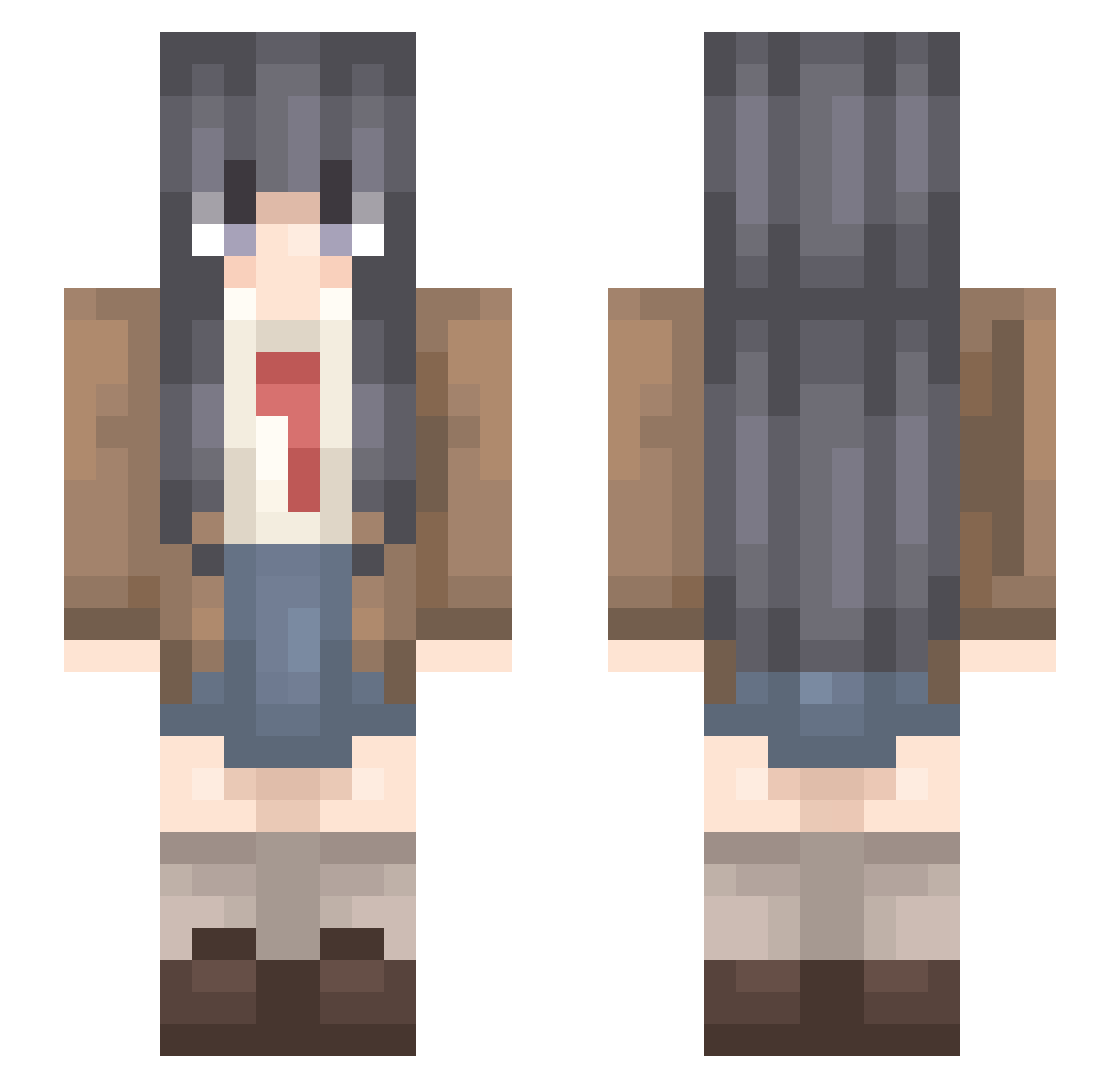 Jasonguan6173 Minecraft skin, front and back view