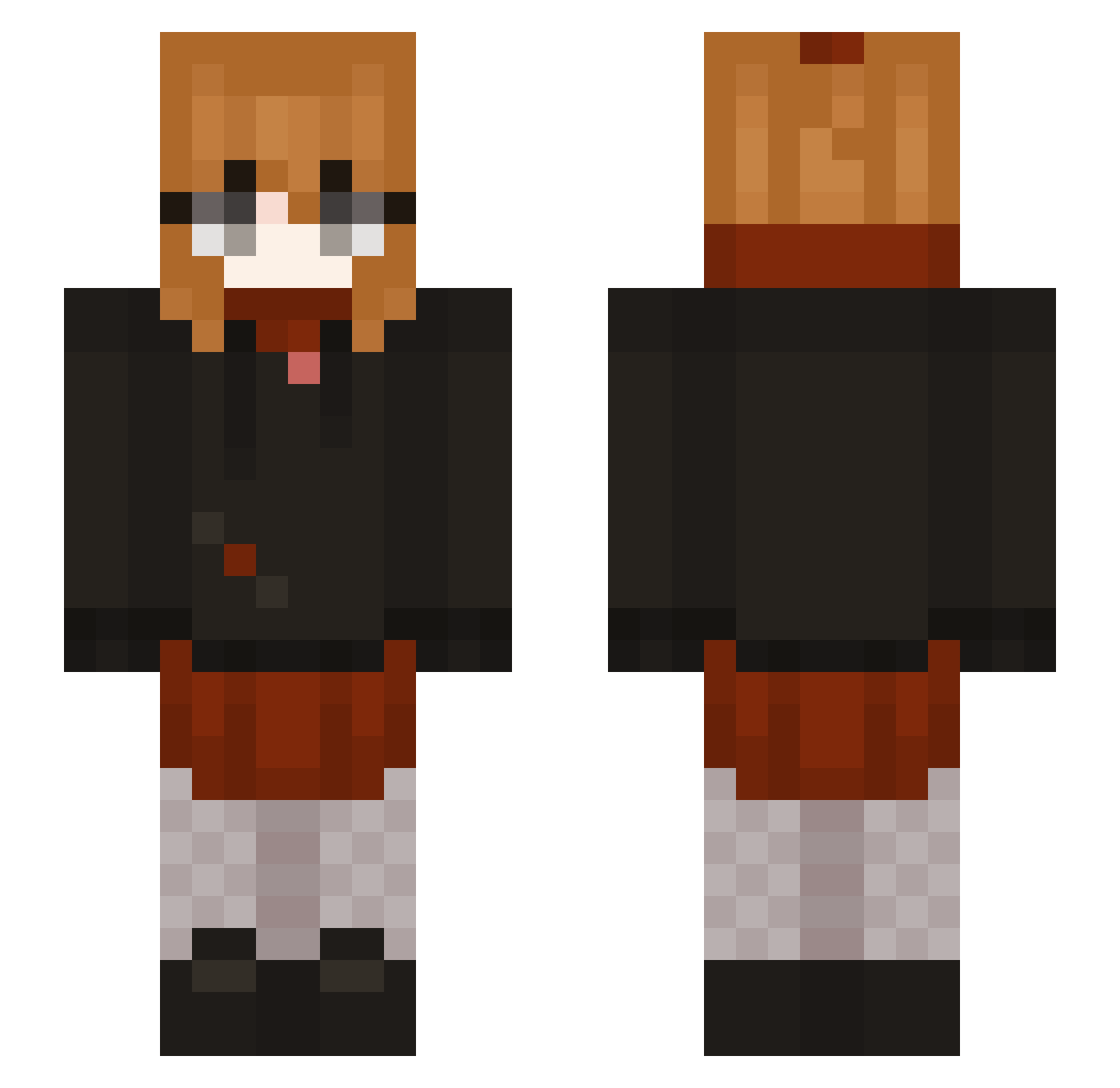 salad0crayons Minecraft skin, front and back view