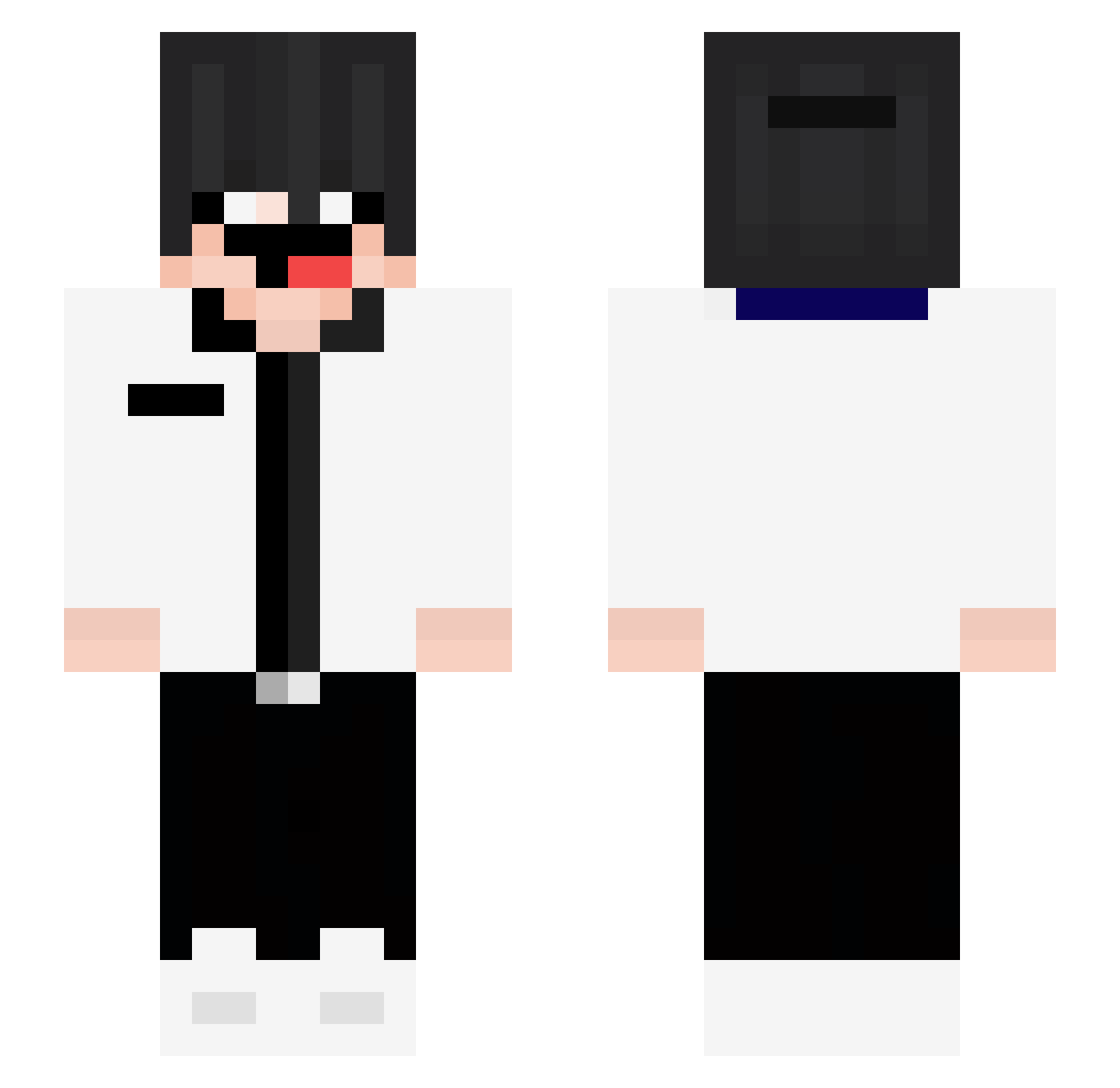 Oso_Cacheton Minecraft skin, front and back view