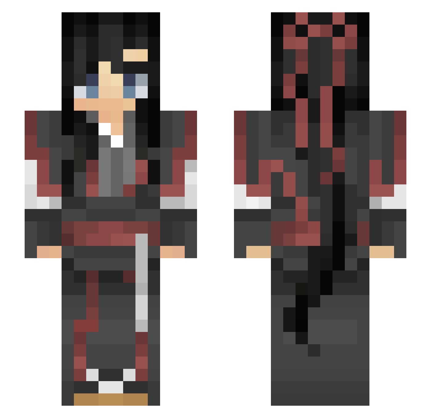 Linkiest Minecraft skin, front and back view