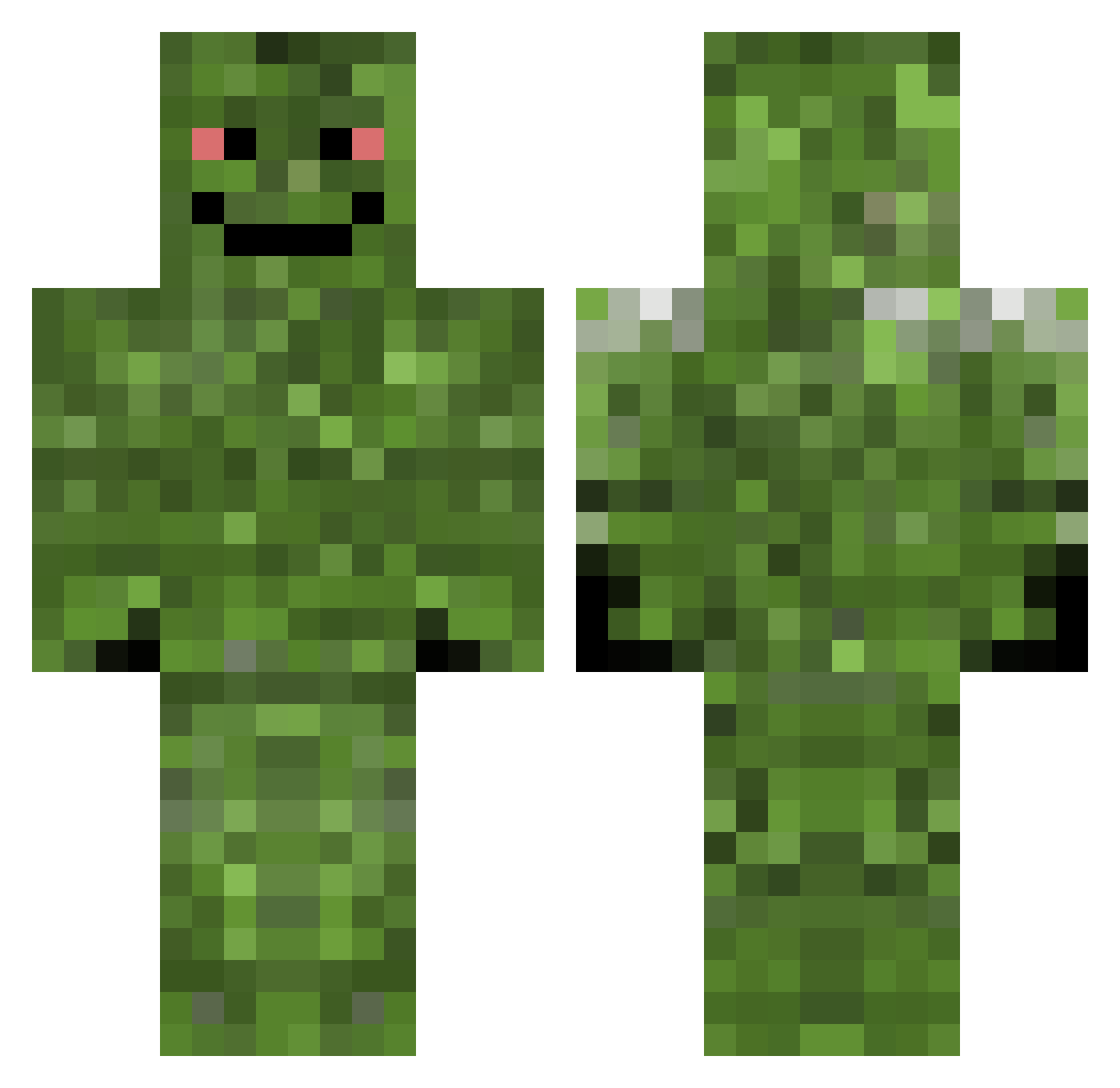 Smokingonb1bby Minecraft skin, front and back view