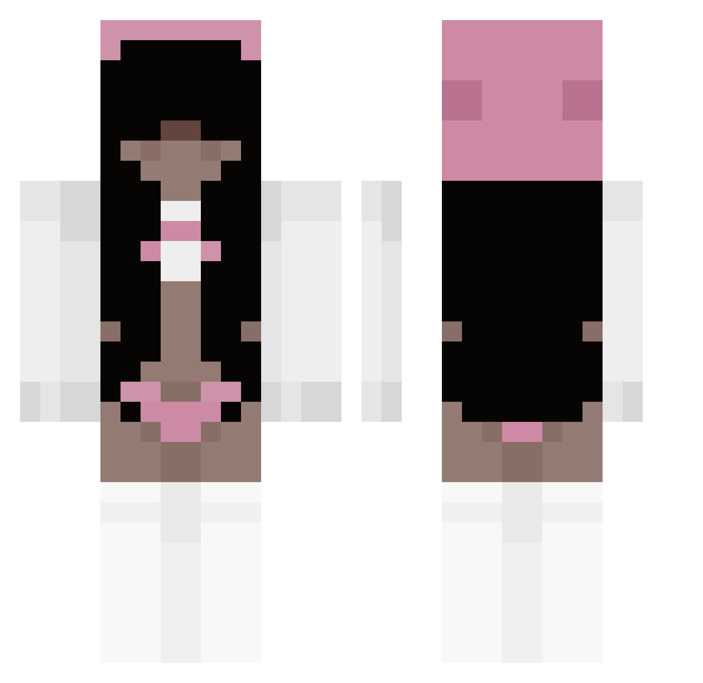 zuzka0801 Minecraft skin, front and back view