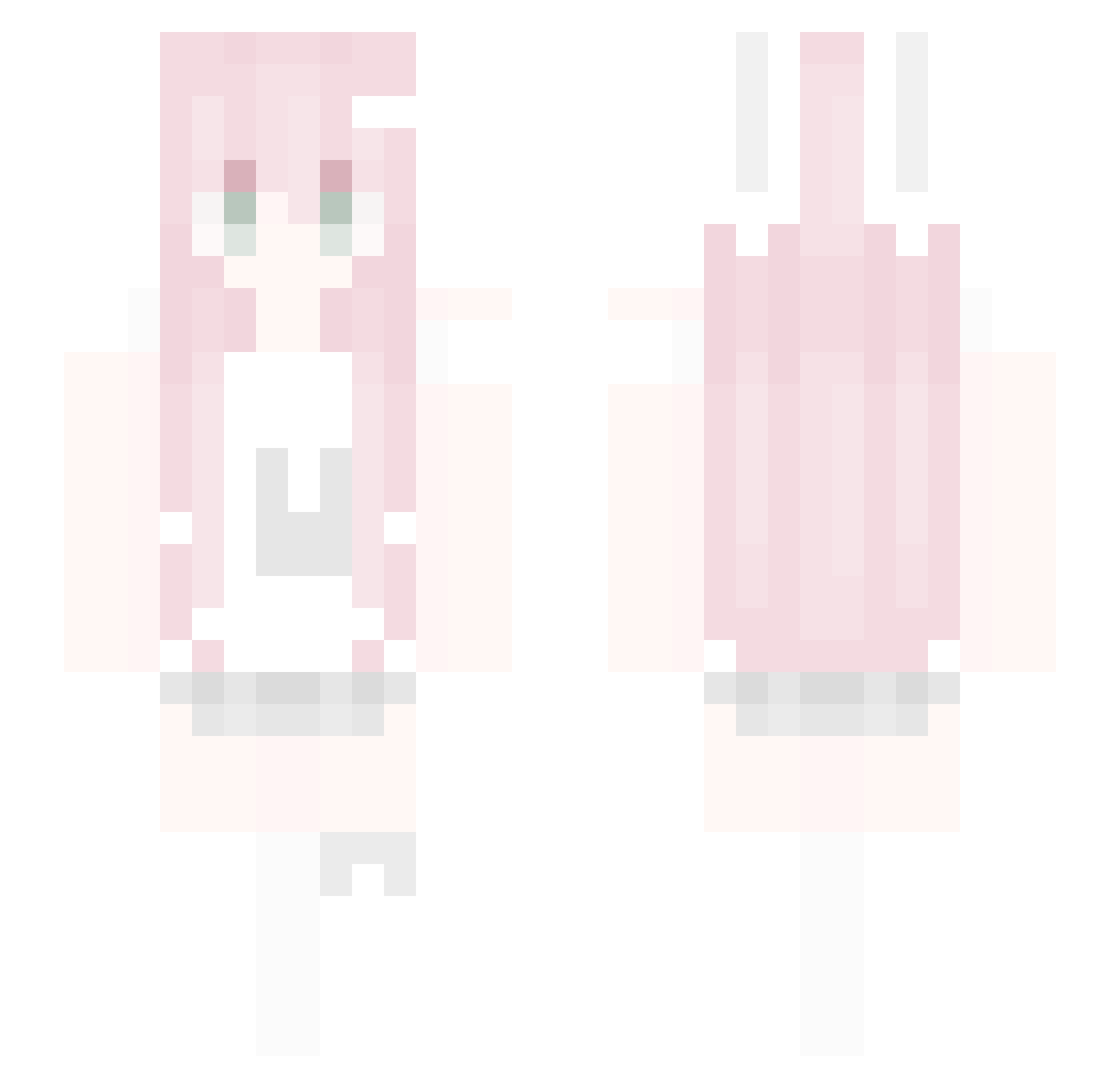 z5mbiez Minecraft skin, front and back view