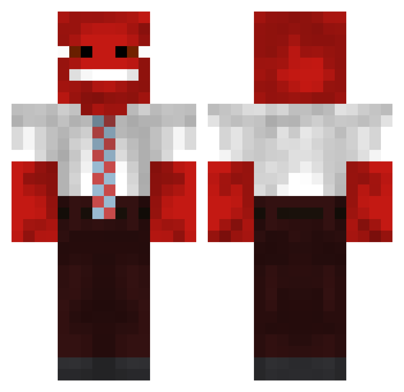 mightyzz_ Minecraft skin, front and back view