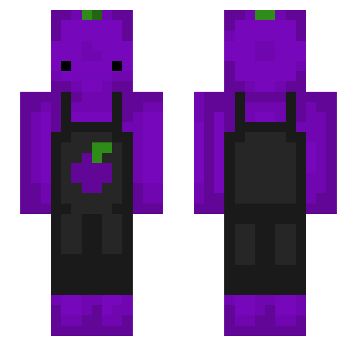 luca_the_cool Minecraft skin, front and back view