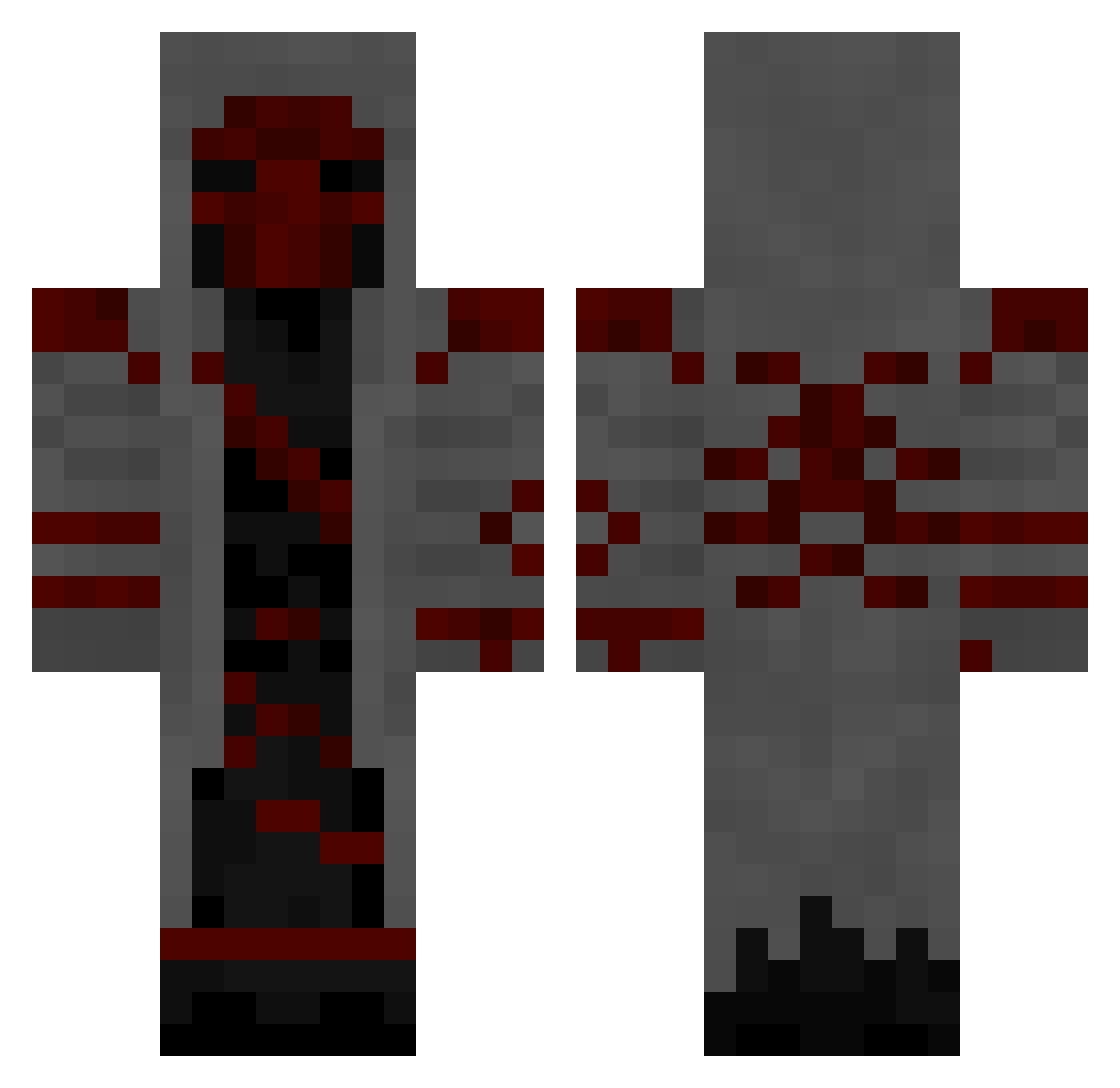 saf_ron Minecraft skin, front and back view