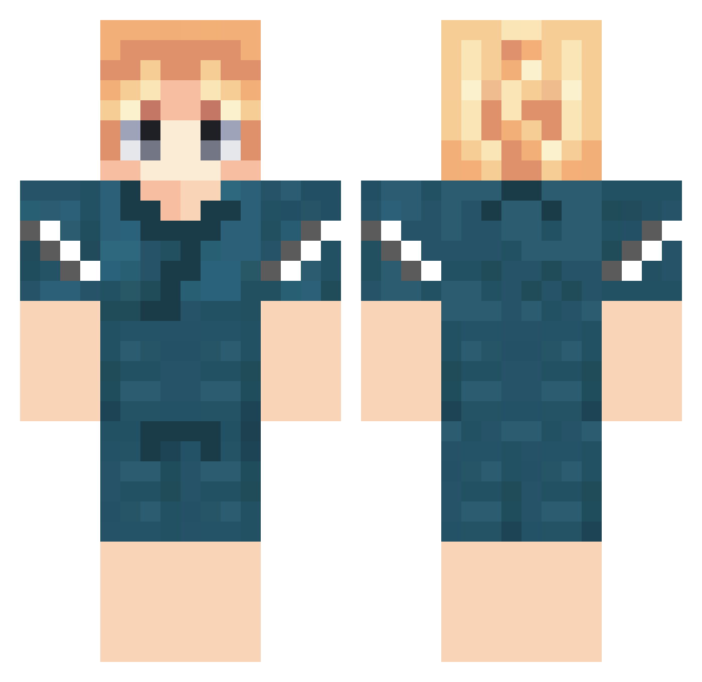 snarix_ Minecraft skin, front and back view