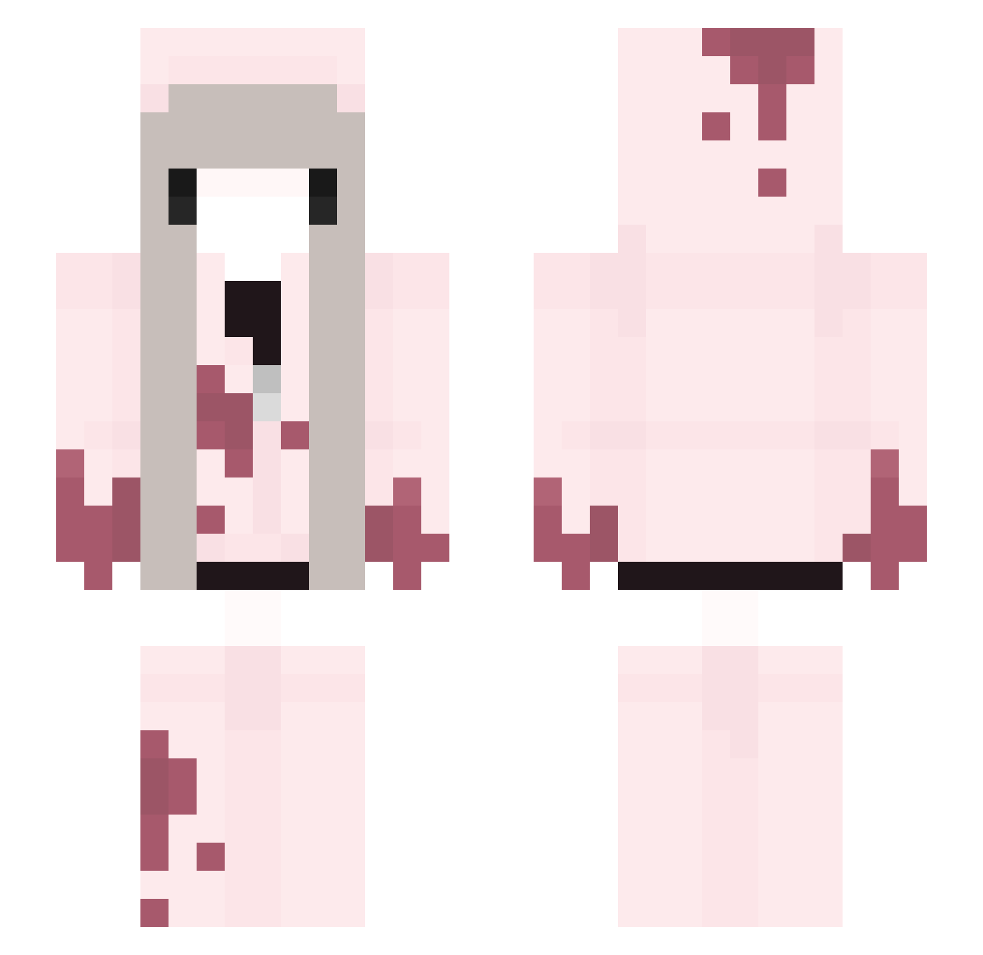 scy_amaral Minecraft skin, front and back view
