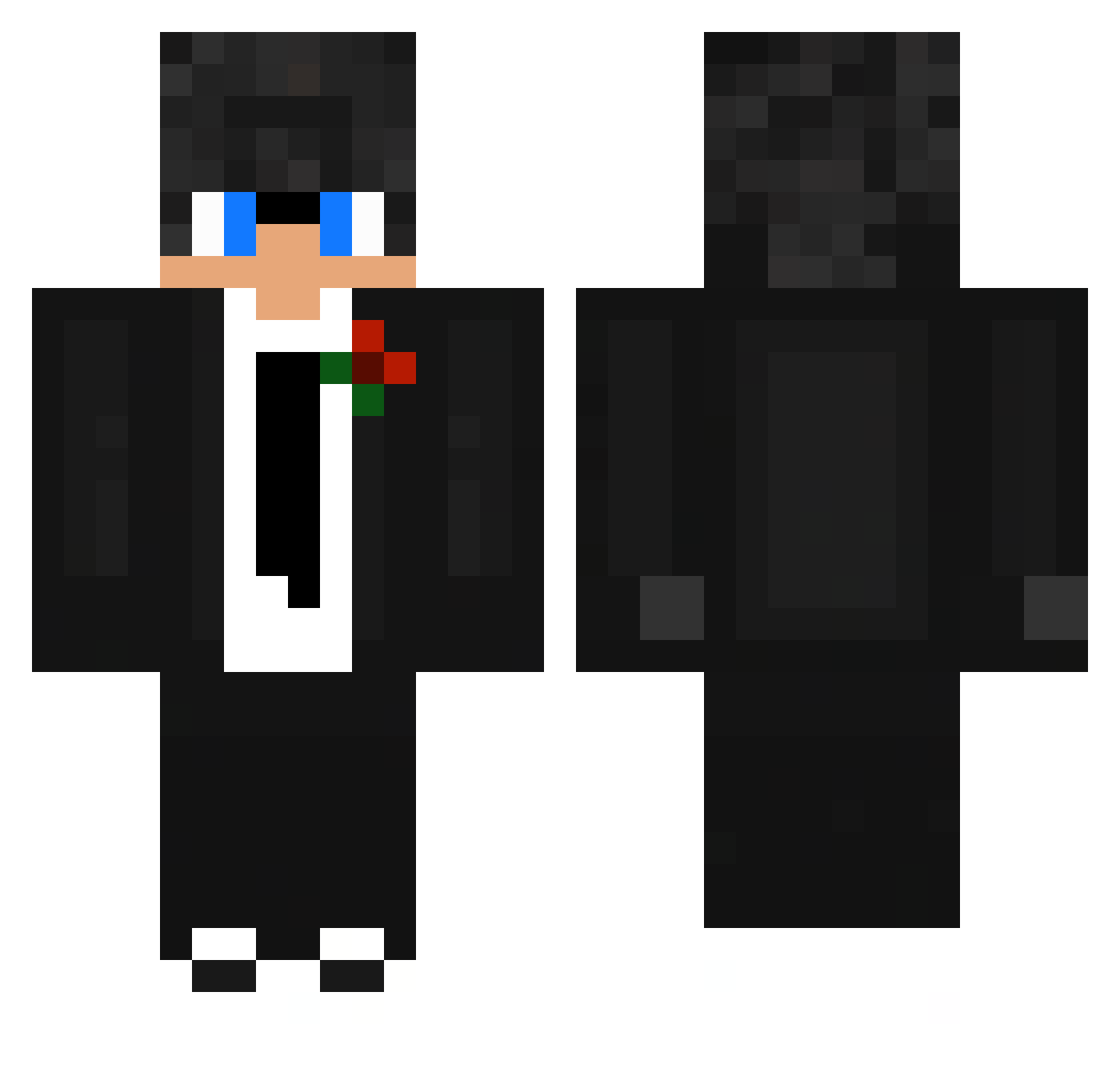 SurondoCZ Minecraft skin, front and back view