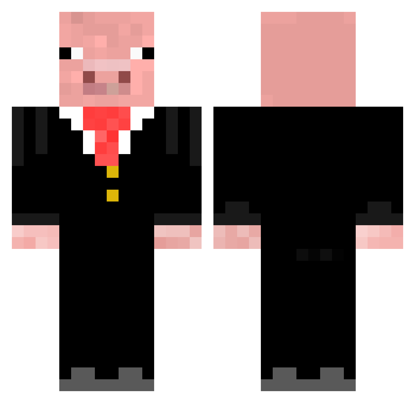 ppookk44 Minecraft skin, front and back view