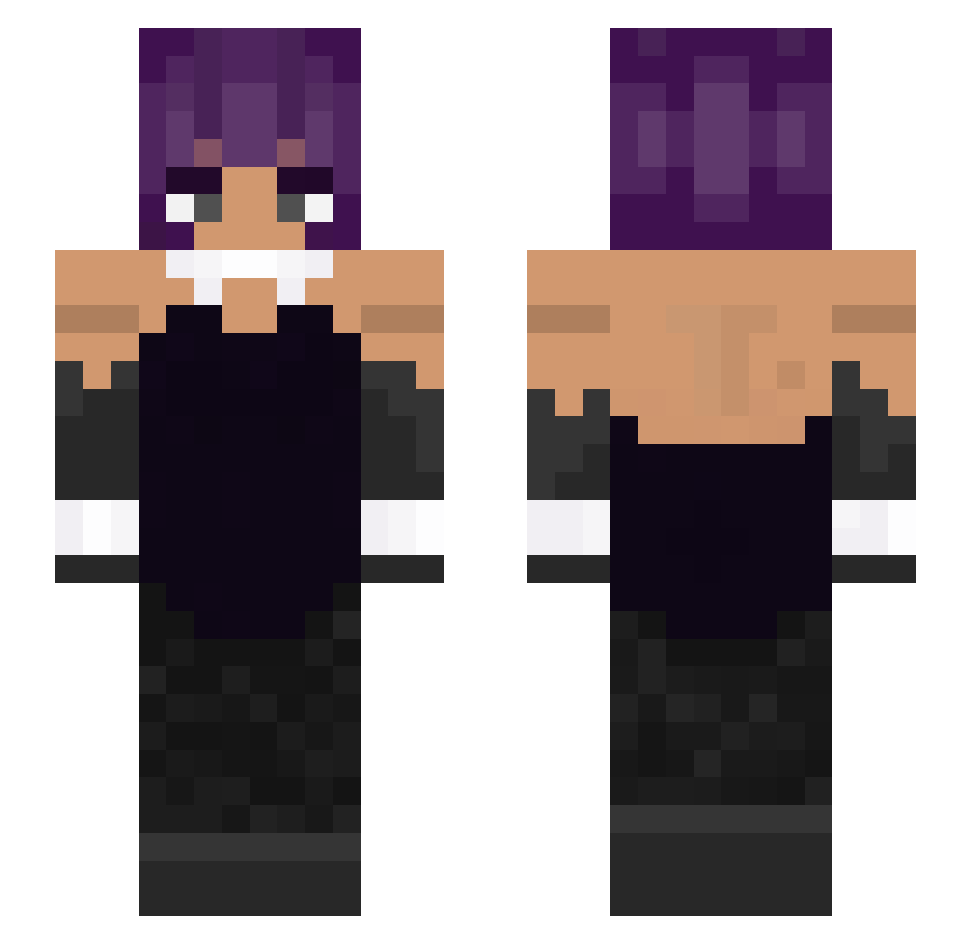 Silivsovsky Minecraft skin, front and back view