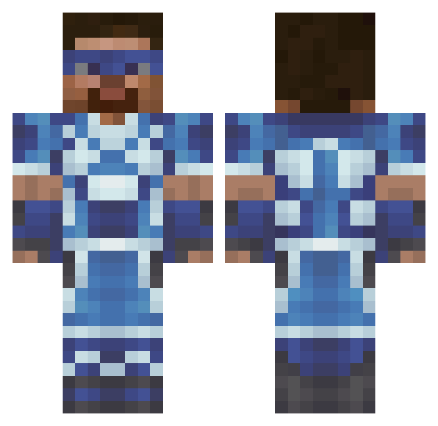 tempoo_s Minecraft skin, front and back view