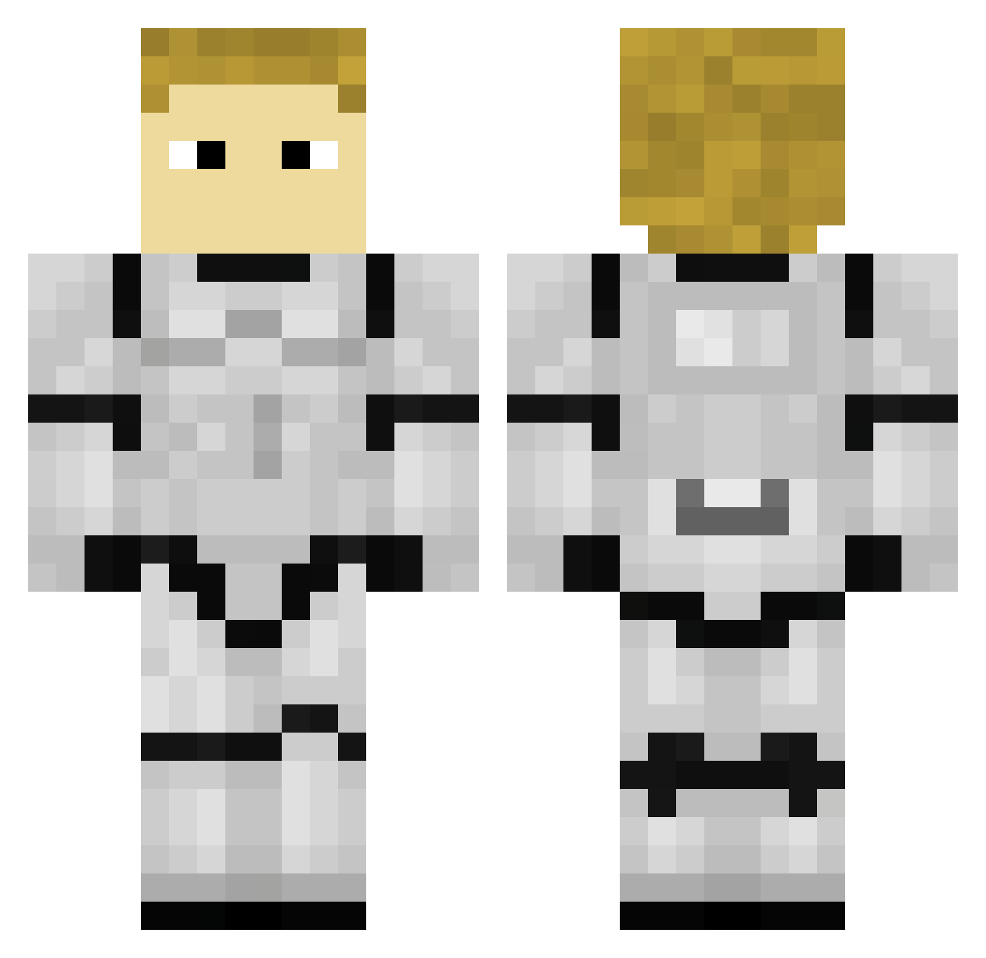 WingedNightmare1 Minecraft skin, front and back view