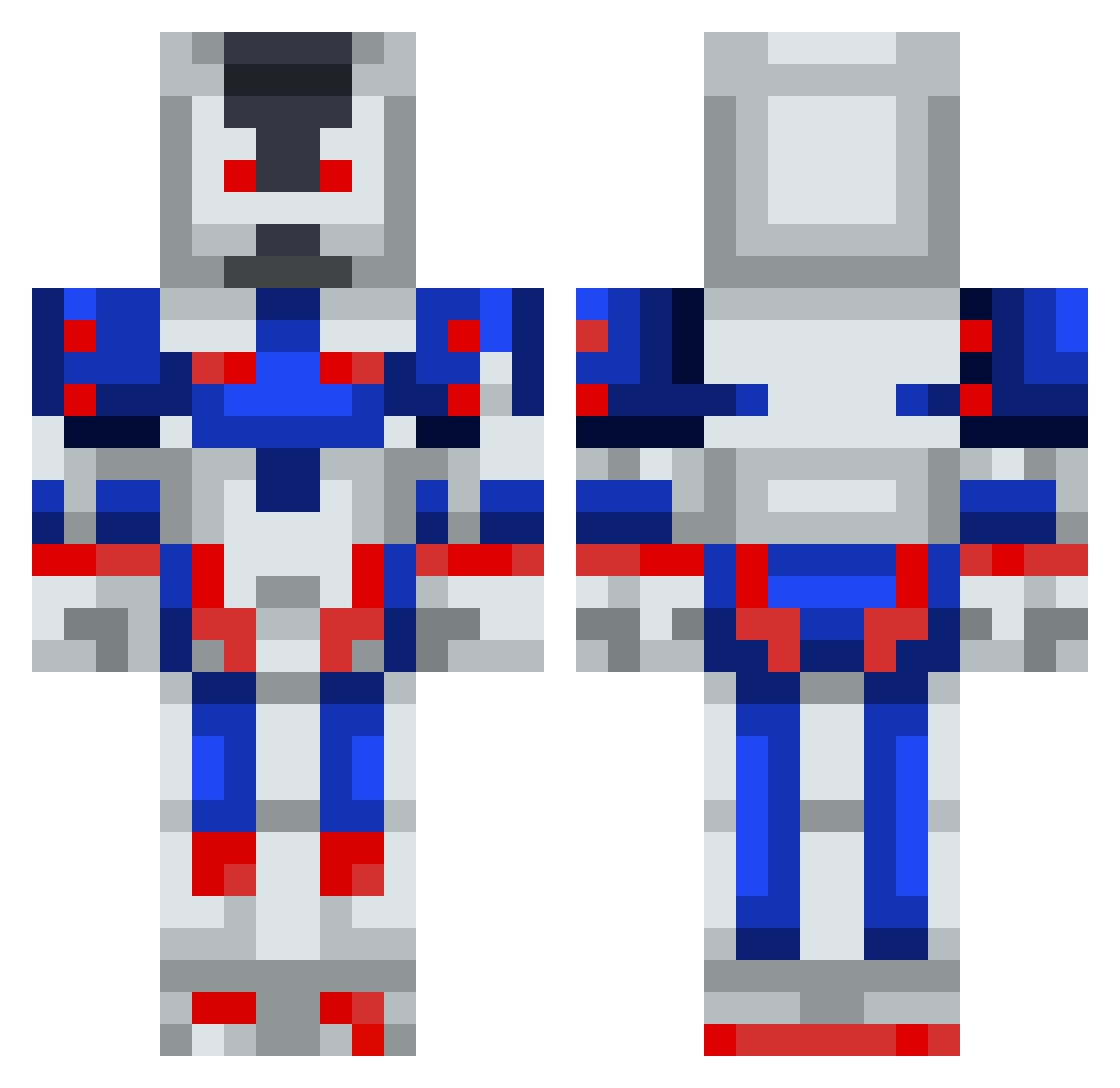 Salt_owl Minecraft skin, front and back view