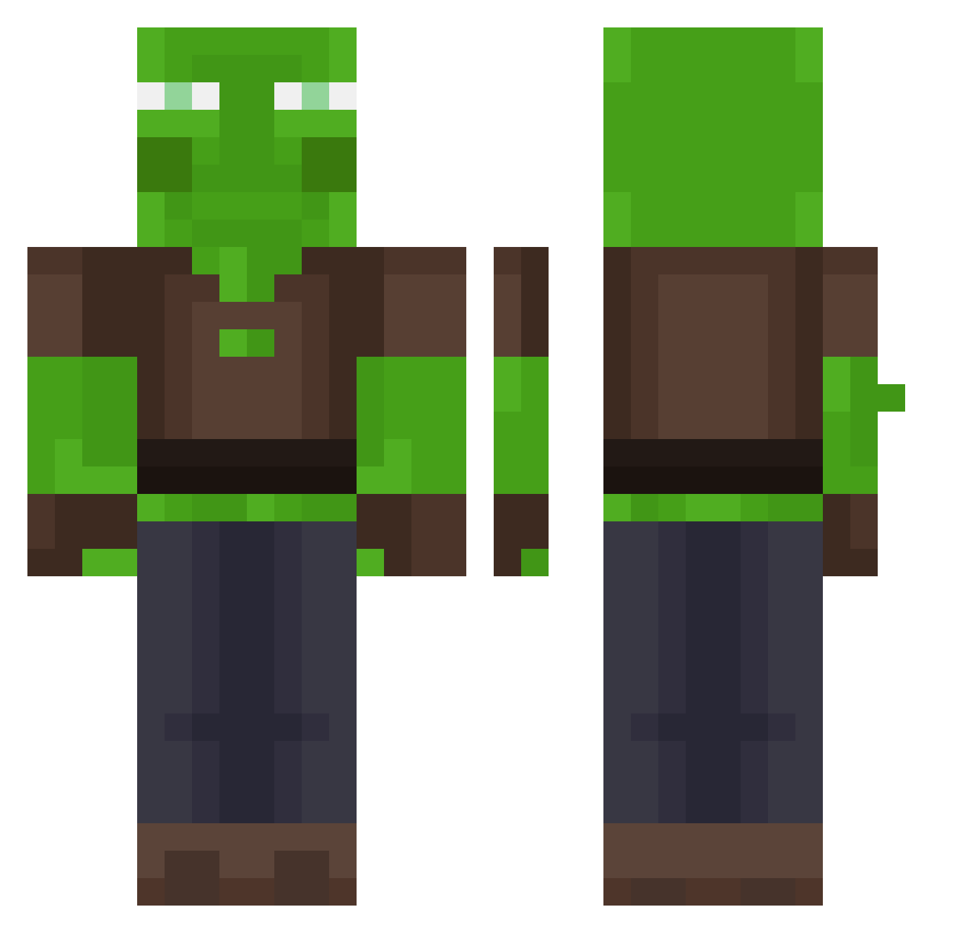 MrYoyoyigitiyo Minecraft skin, front and back view