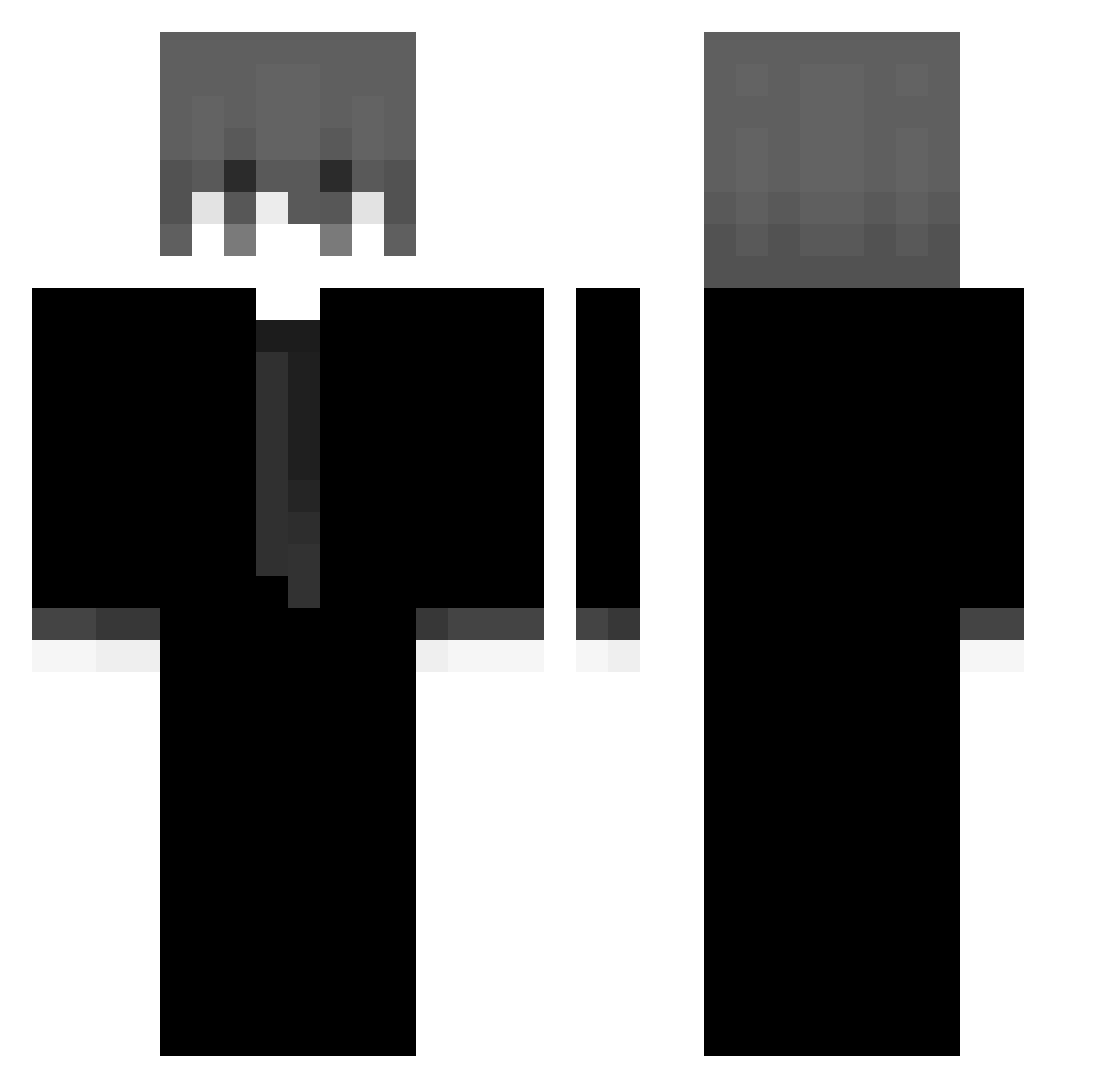 Leopixel123 Minecraft skin, front and back view