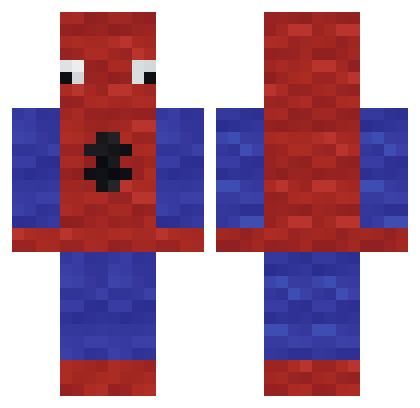 torresmo_ Minecraft skin, front and back view