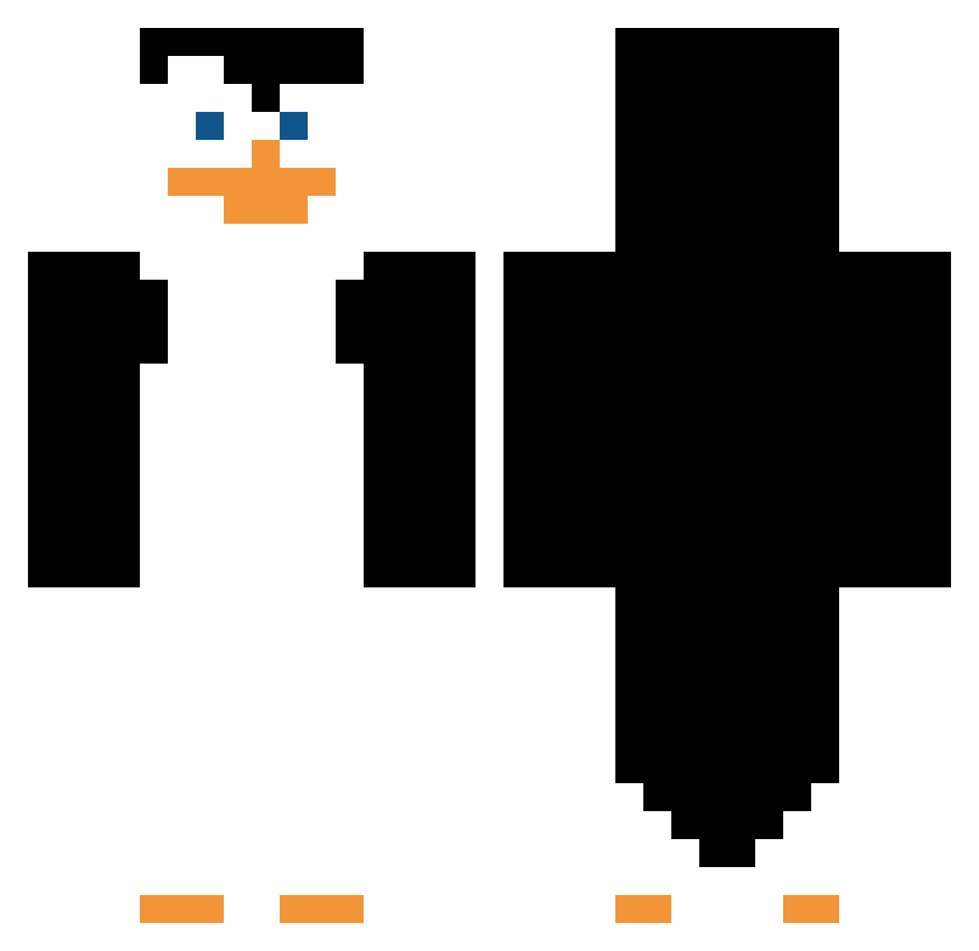 zQuepzz Minecraft skin, front and back view