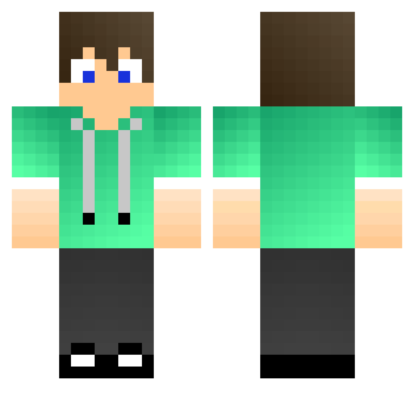 restas_ Minecraft skin, front and back view