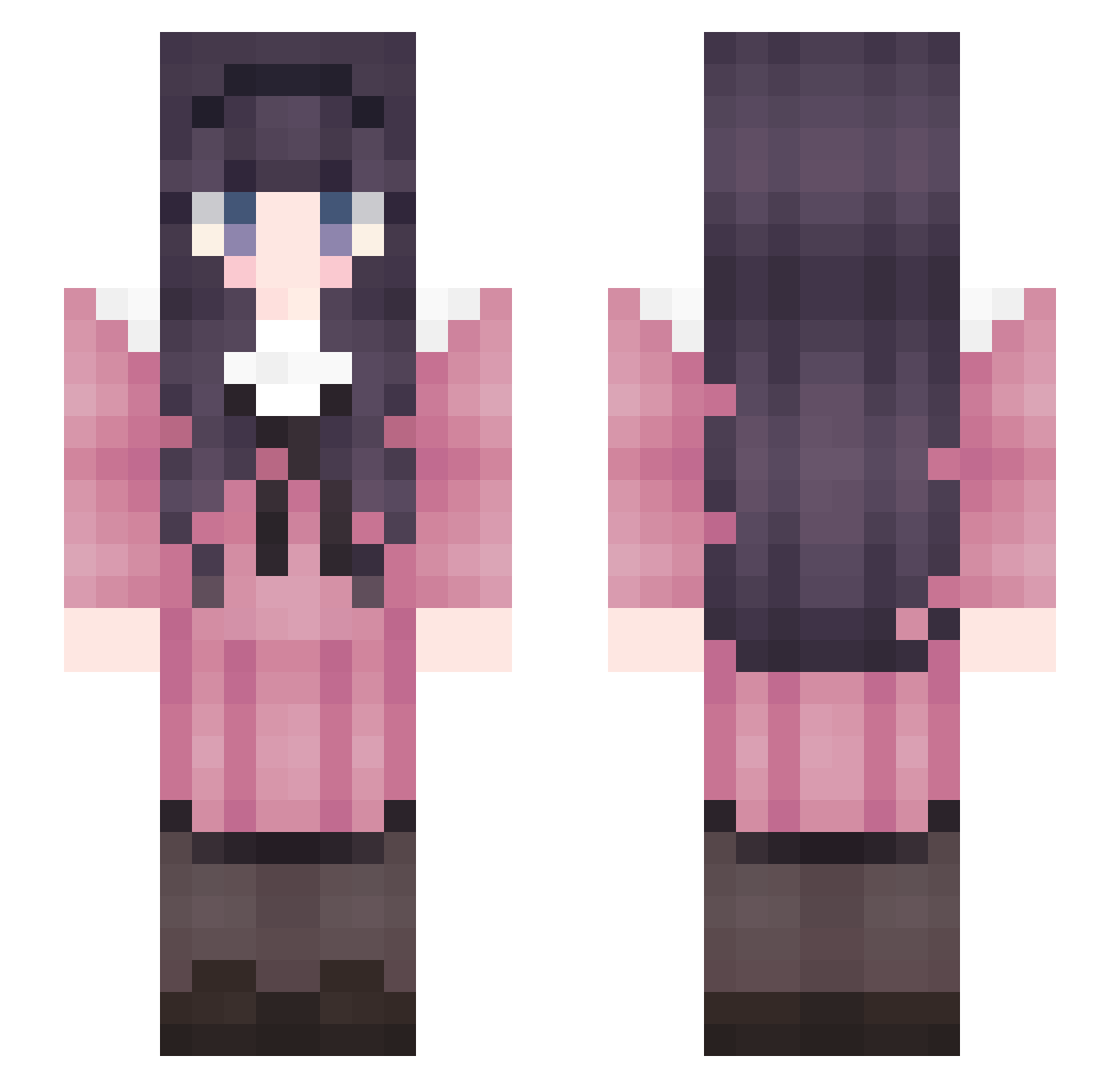 Joeylee05022011 Minecraft skin, front and back view