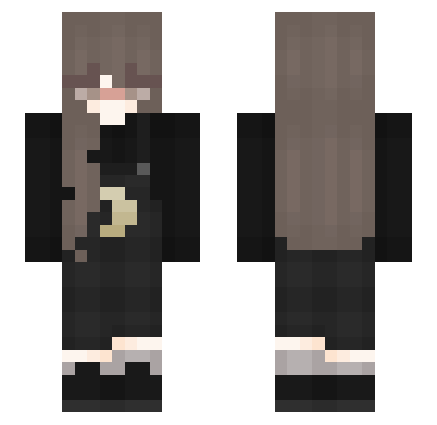 DiogoZhang Minecraft skin, front and back view