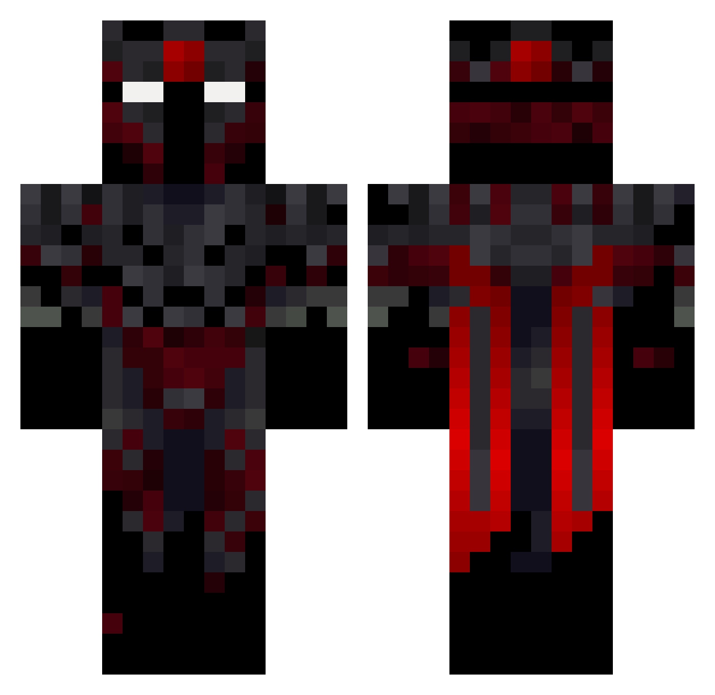 podani62 Minecraft skin, front and back view