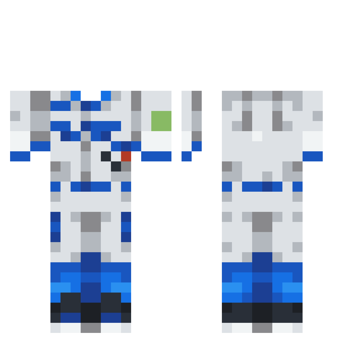 ThatEpicStone Minecraft skin, front and back view