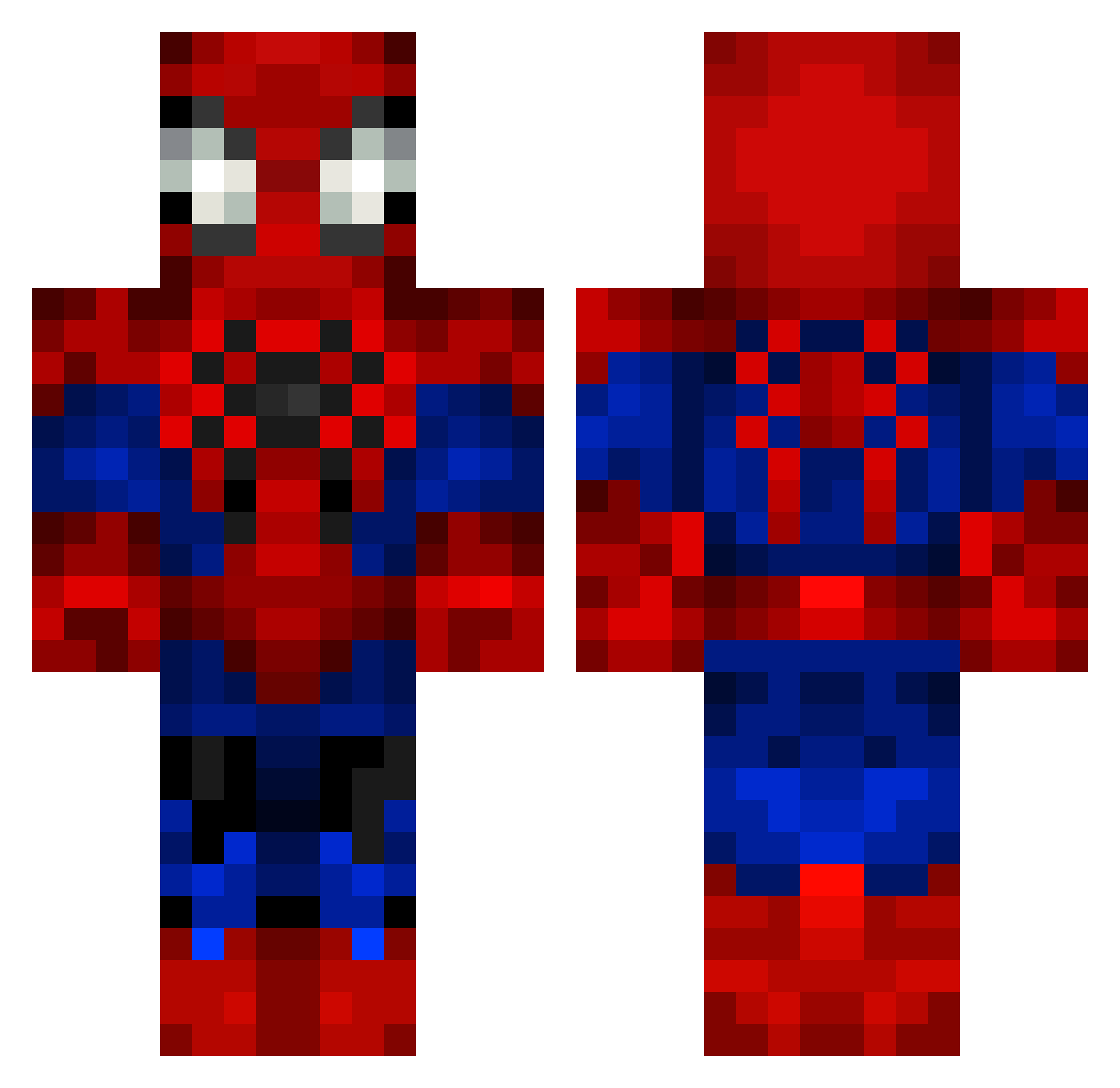 TIRIBIXKI20 Minecraft skin, front and back view